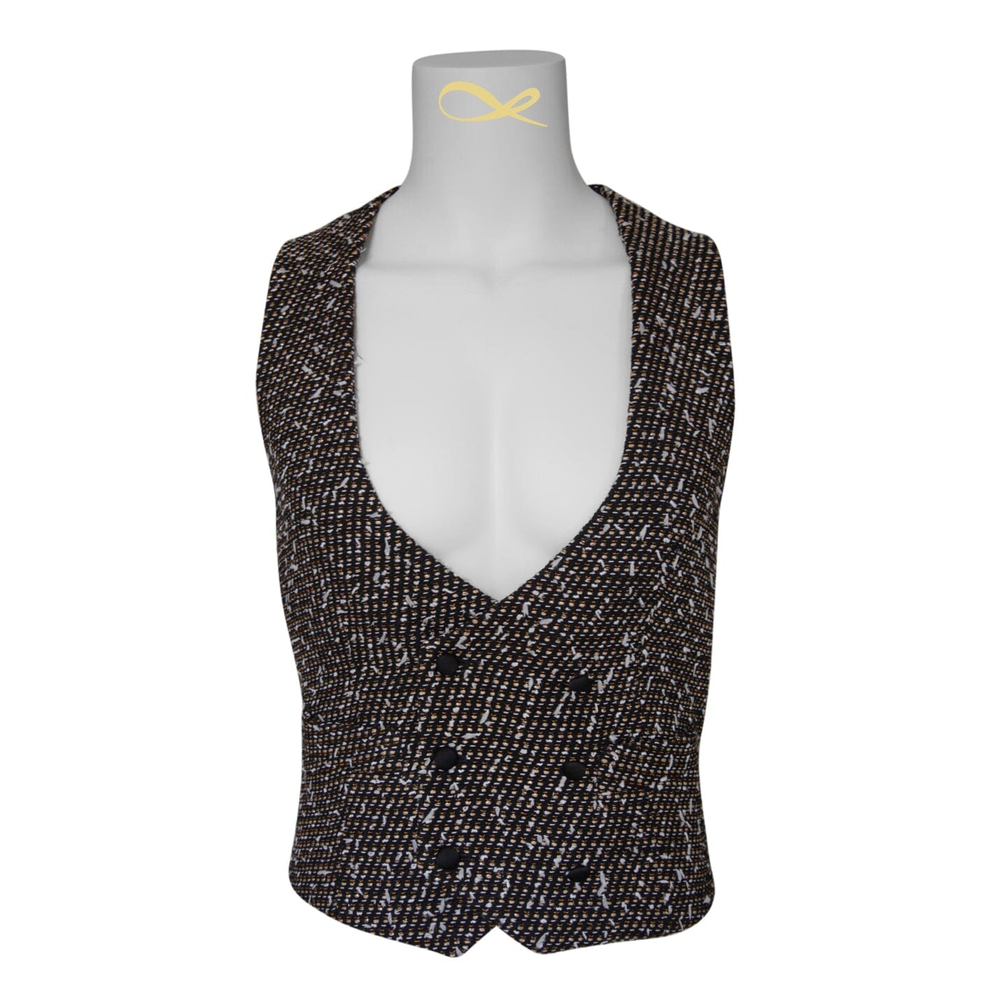 Tourmaline Boucle Naked Ciottoli Waistcoat-3