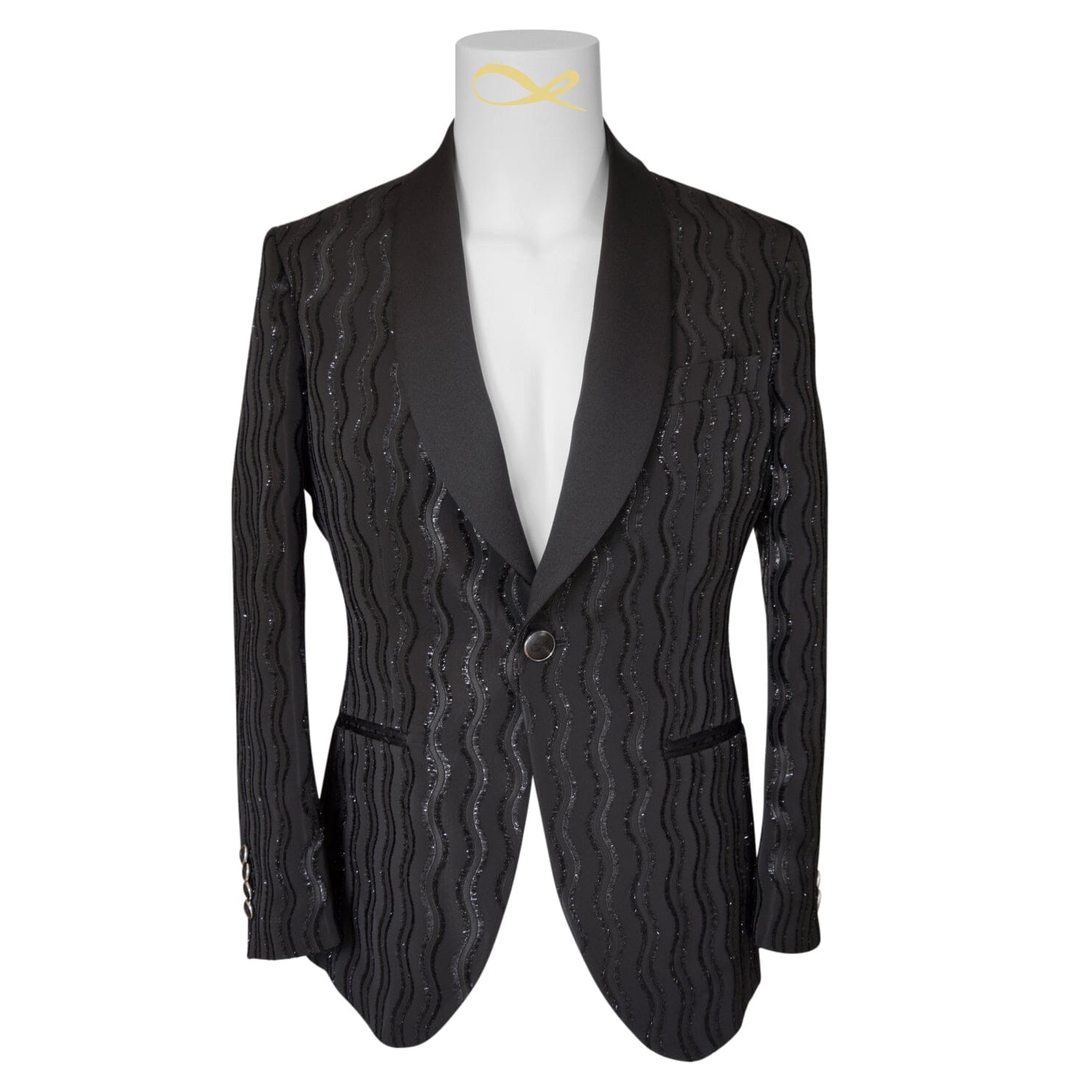 Rippled Inox Dinner Jacket-3