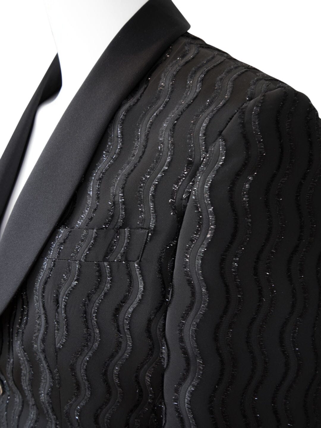 Rippled Inox Dinner Jacket-5