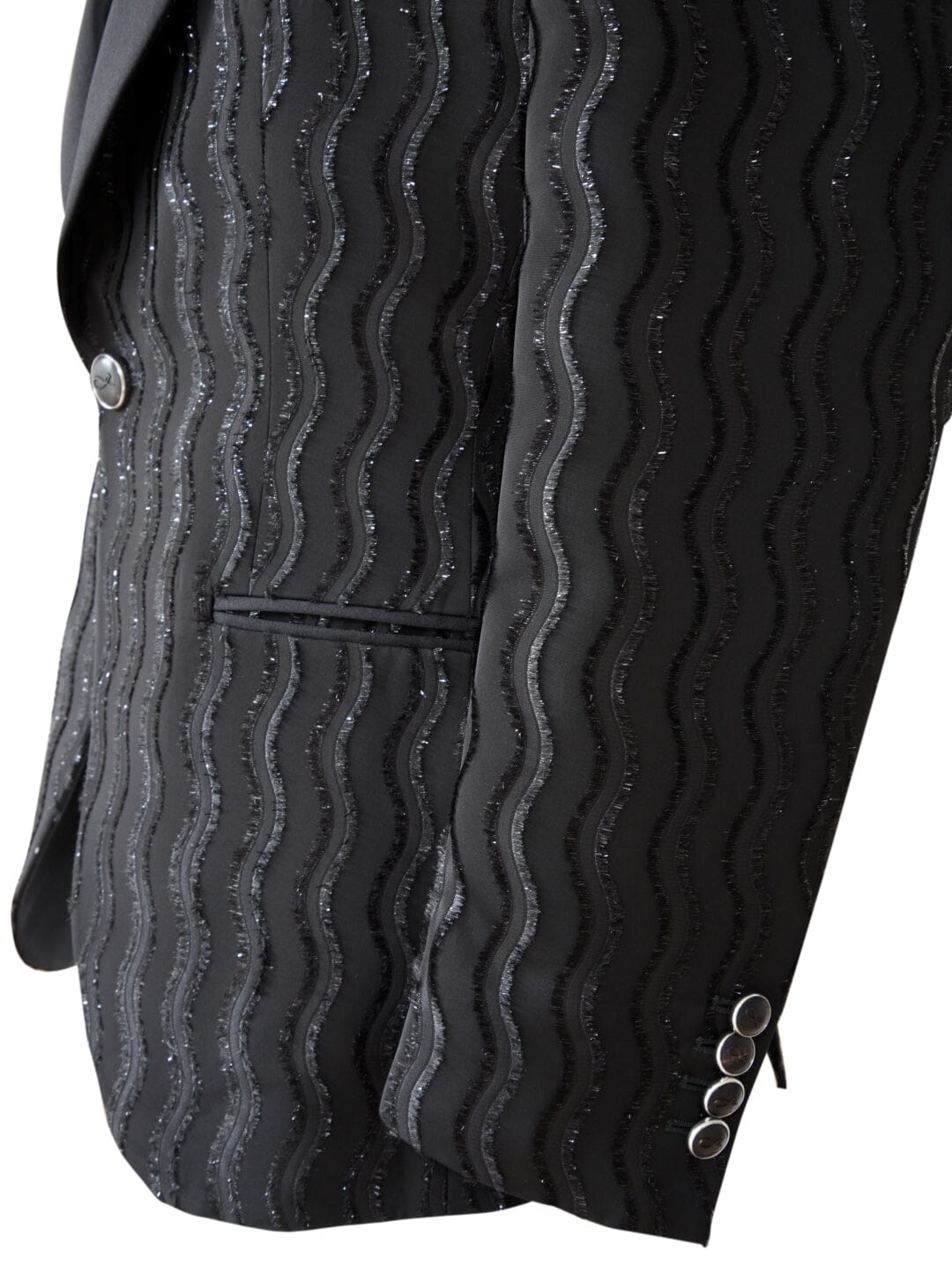 Rippled Inox Dinner Jacket-6