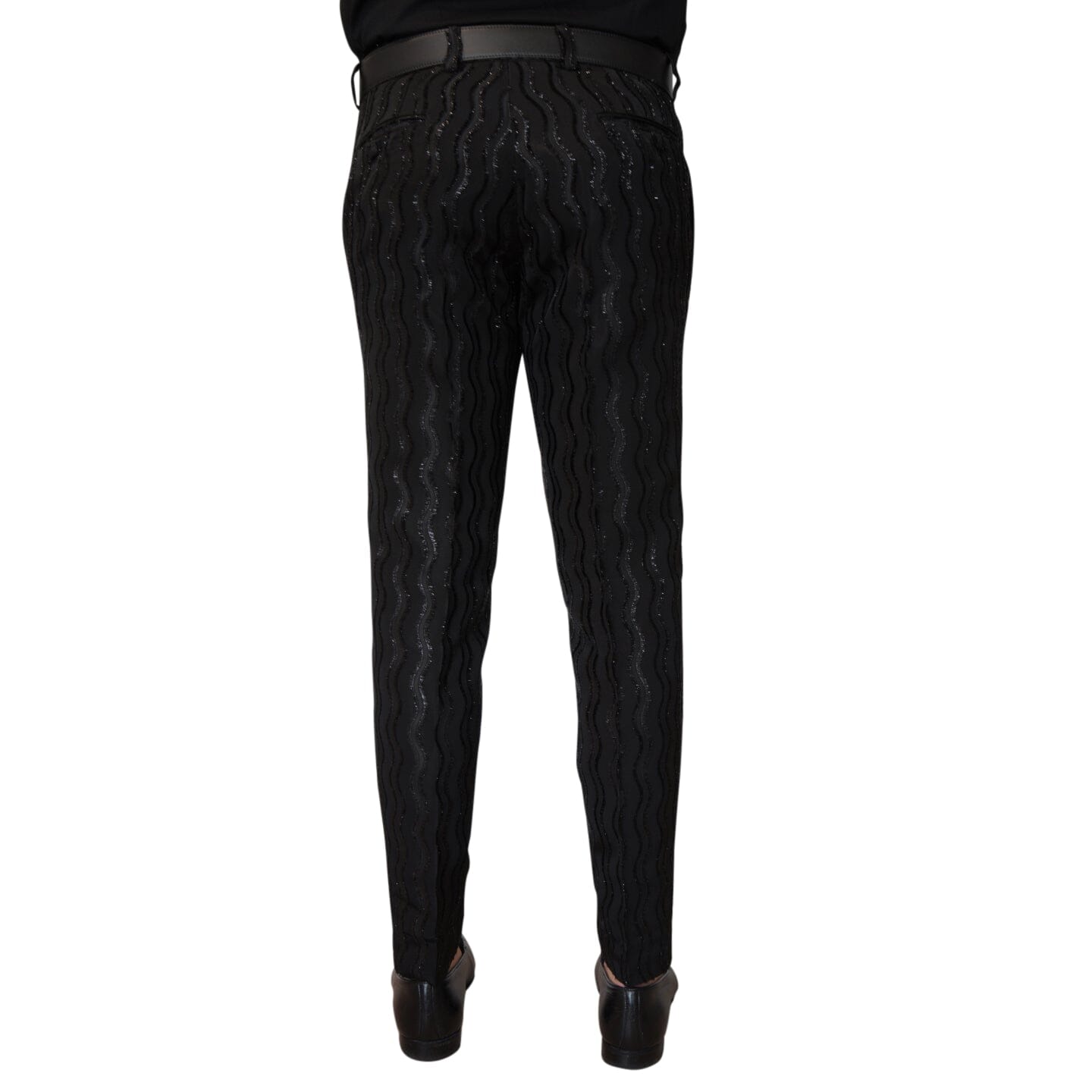 Rippled Inox Trousers-4