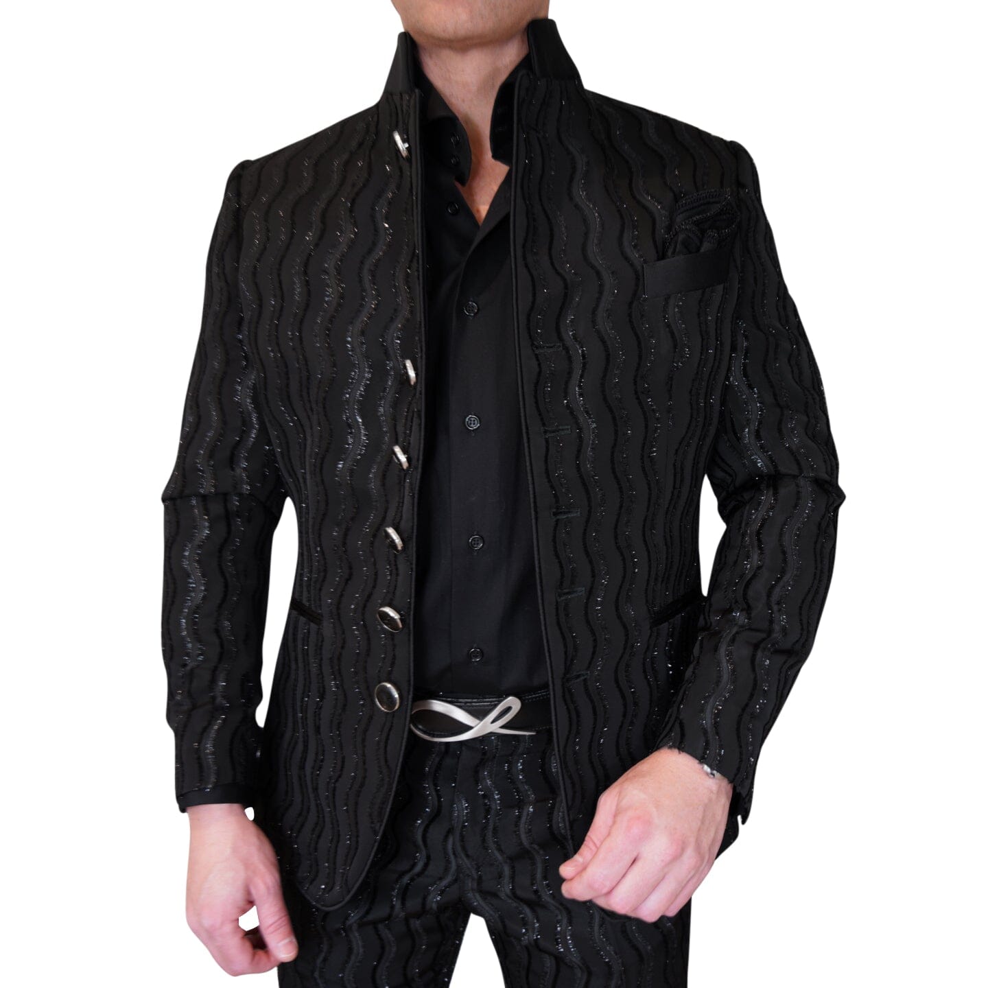 Rippled Inox Mandani Jacket-3