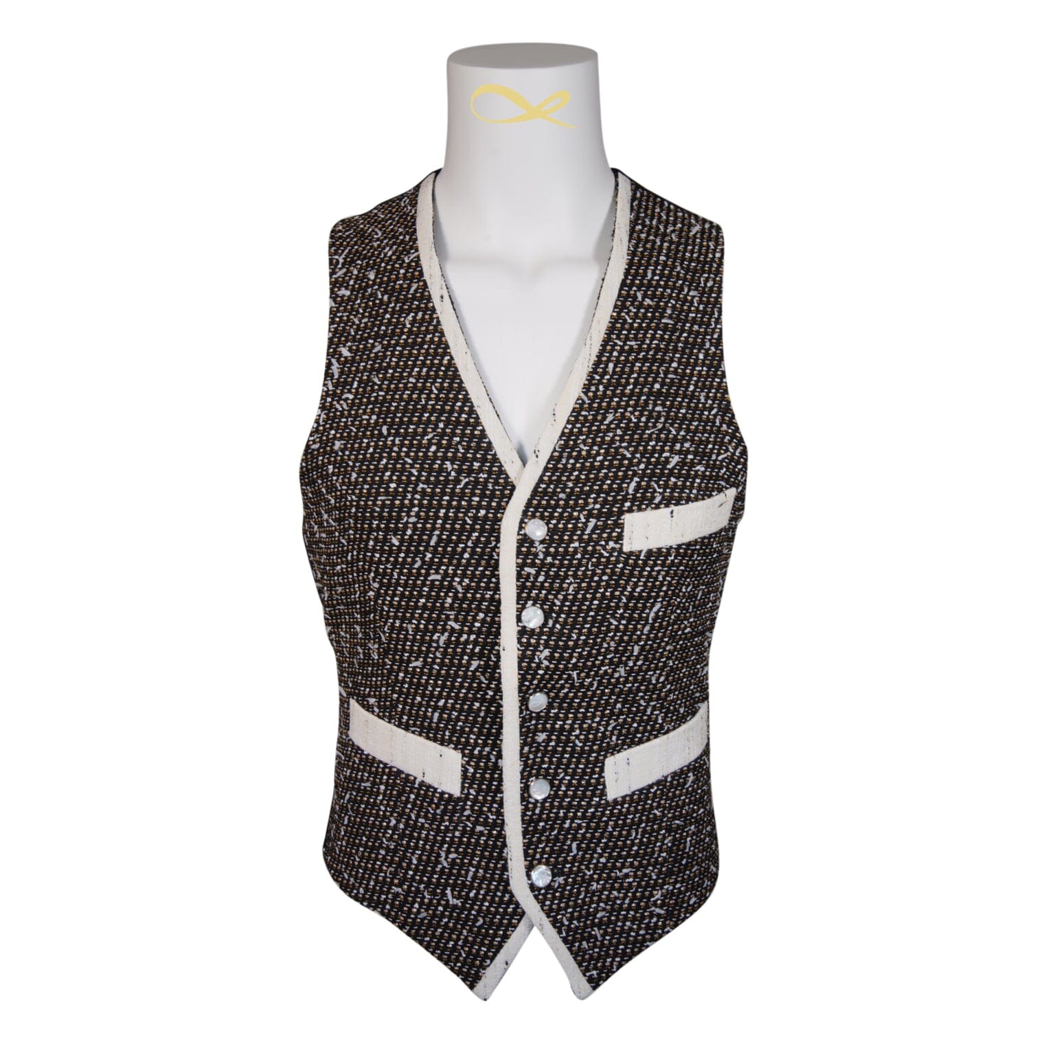 Tourmaline Boucle Ciottoli Waistcoat-3