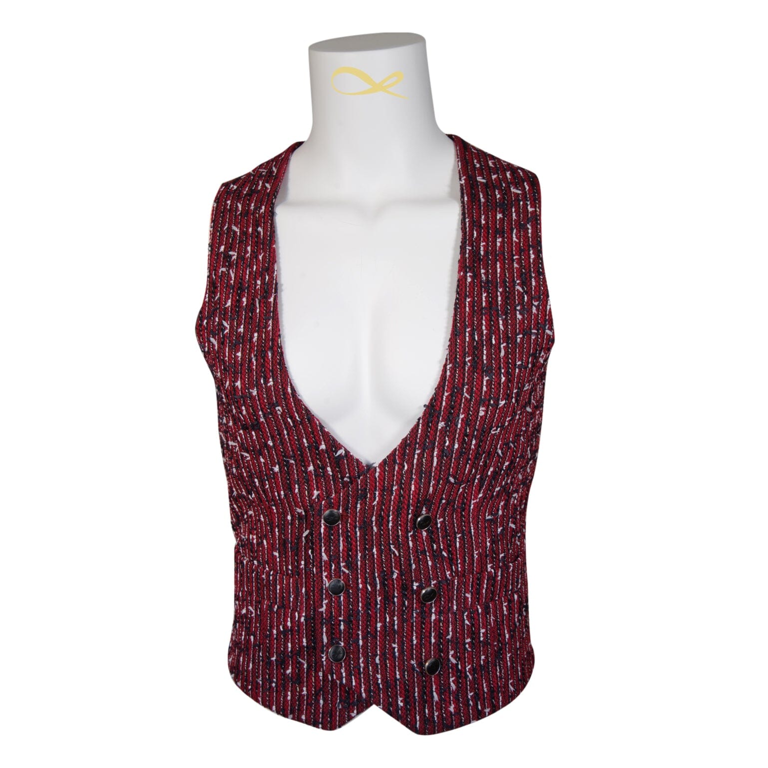 Ruby Boucle Naked Ciottoli Waistcoat