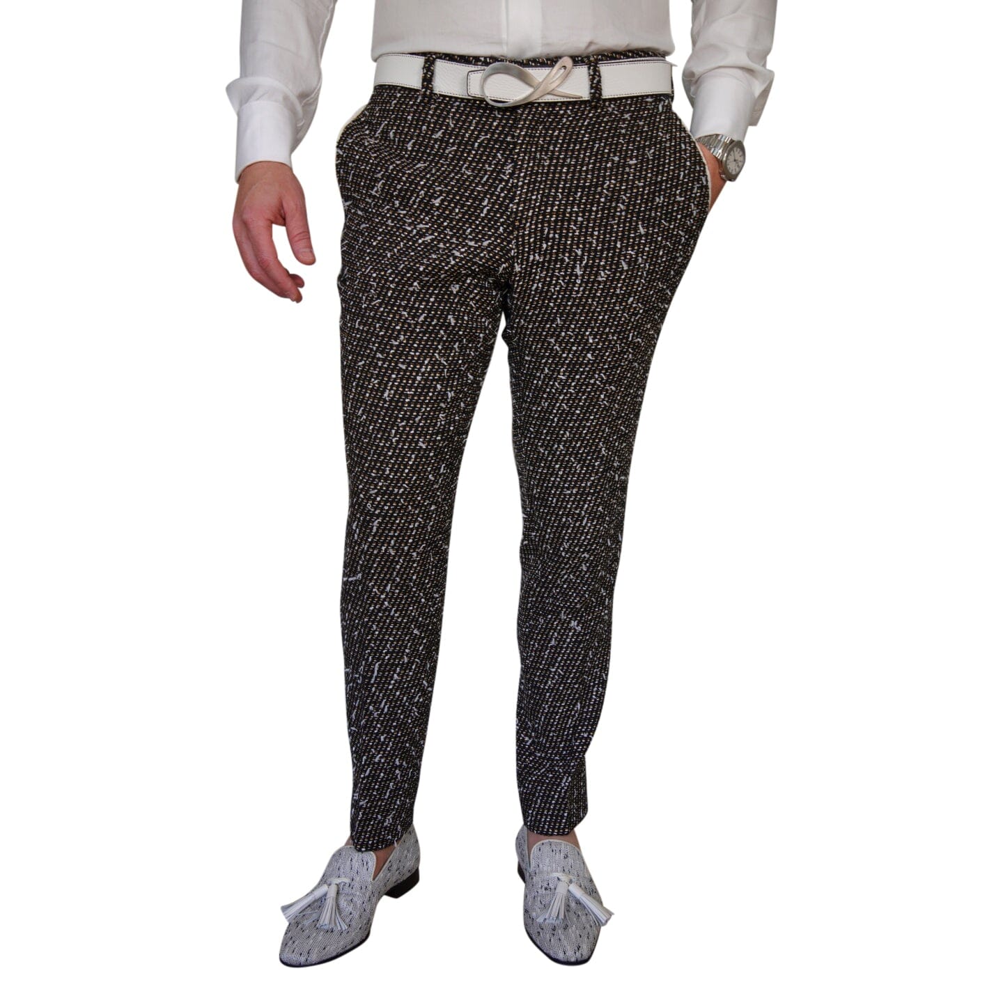 Tourmaline Boucle Bold Trousers