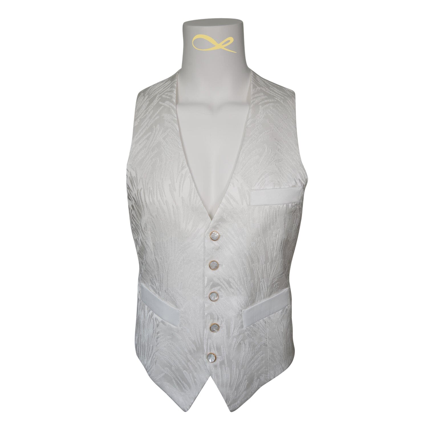 Bianco Pampa Ciottoli Waistcoat-3