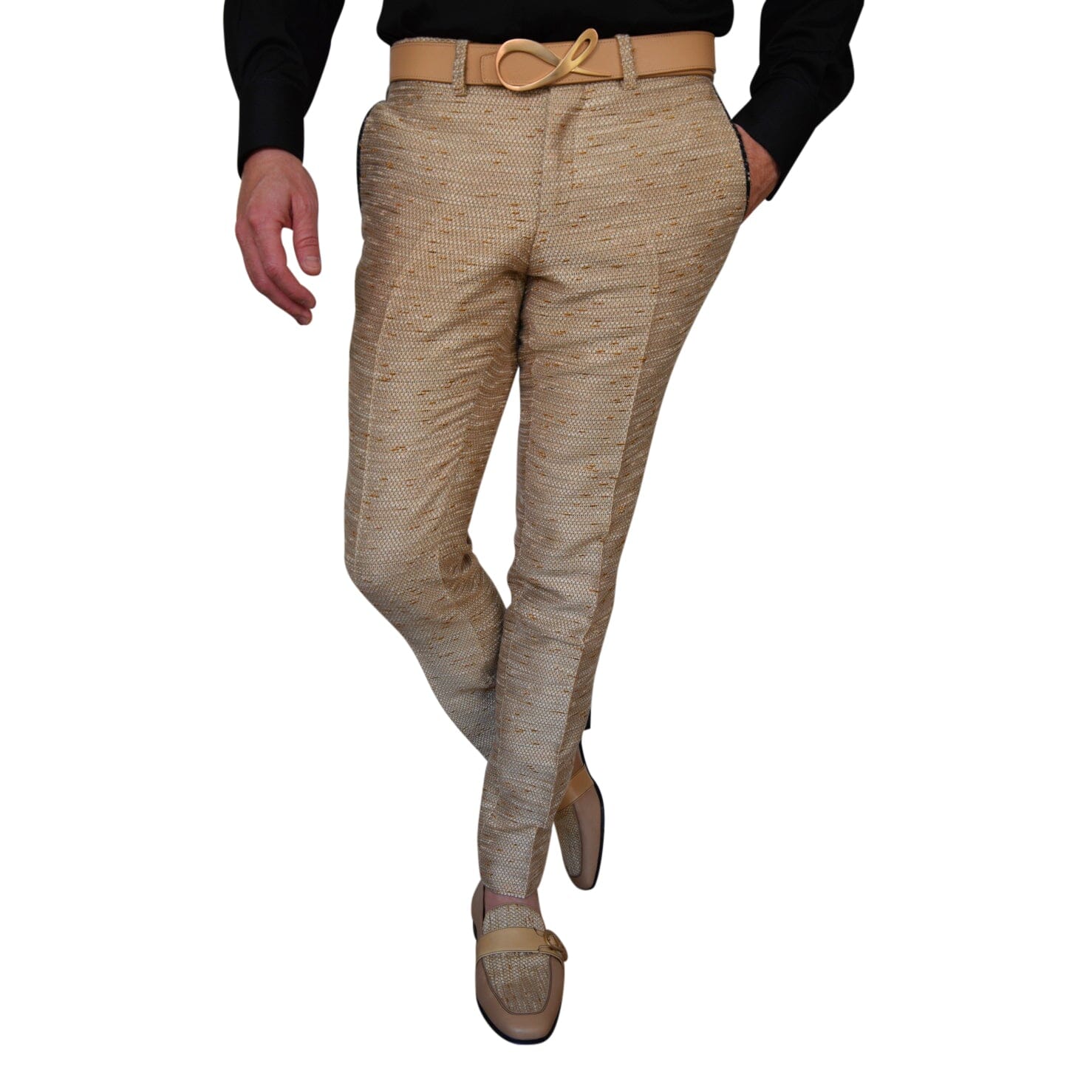 Tan Cestino Trousers