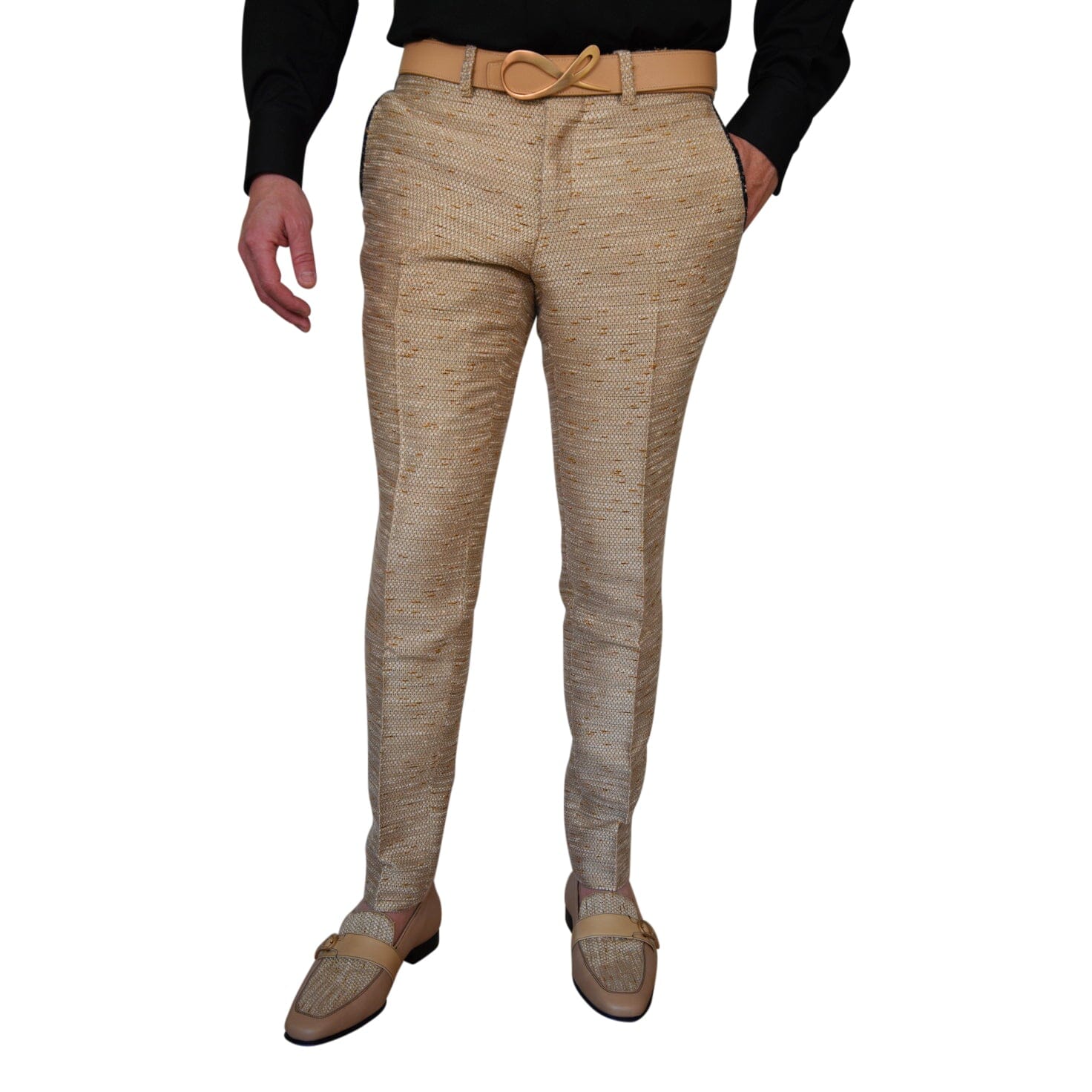 Tan Cestino Trousers