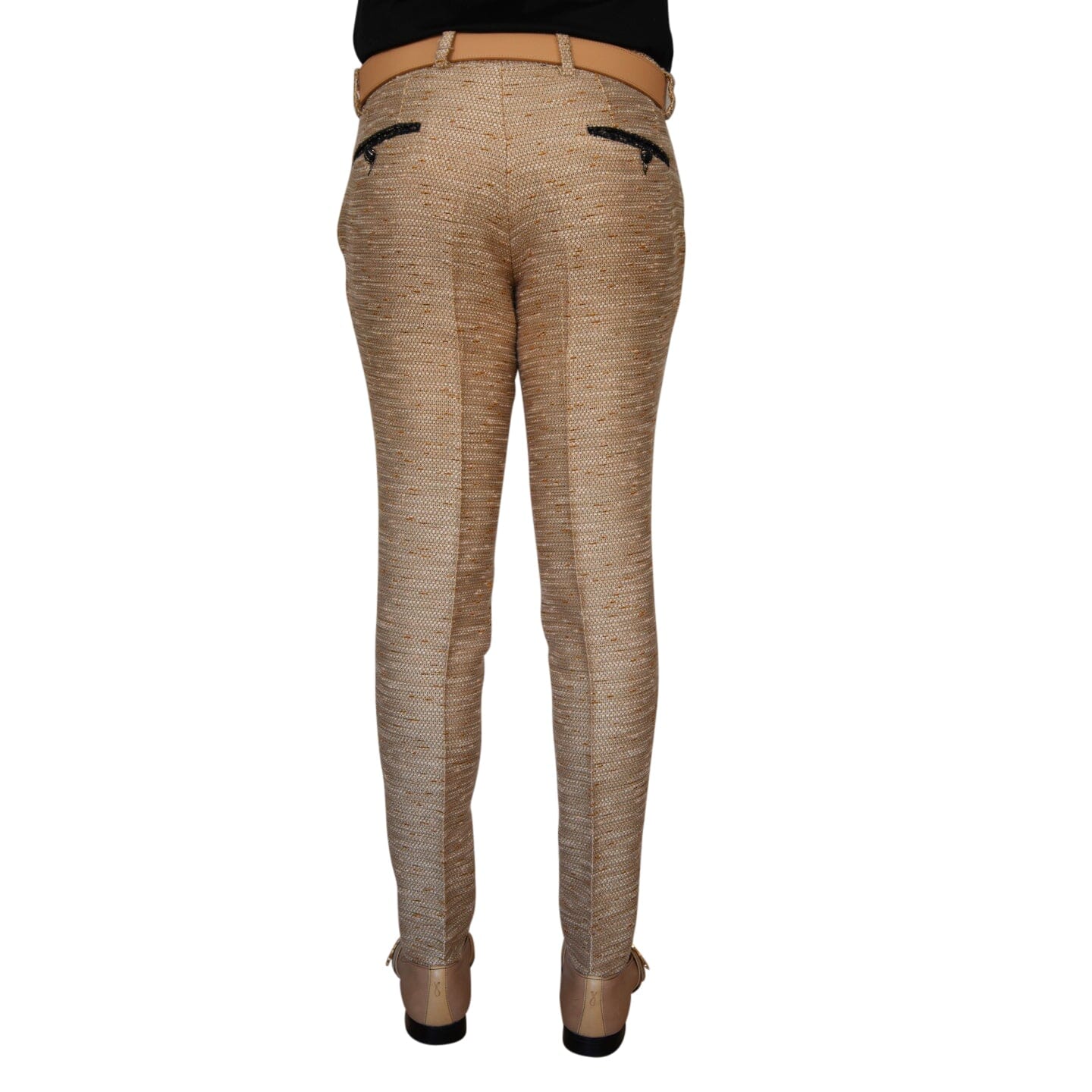 Tan Cestino Trousers-4