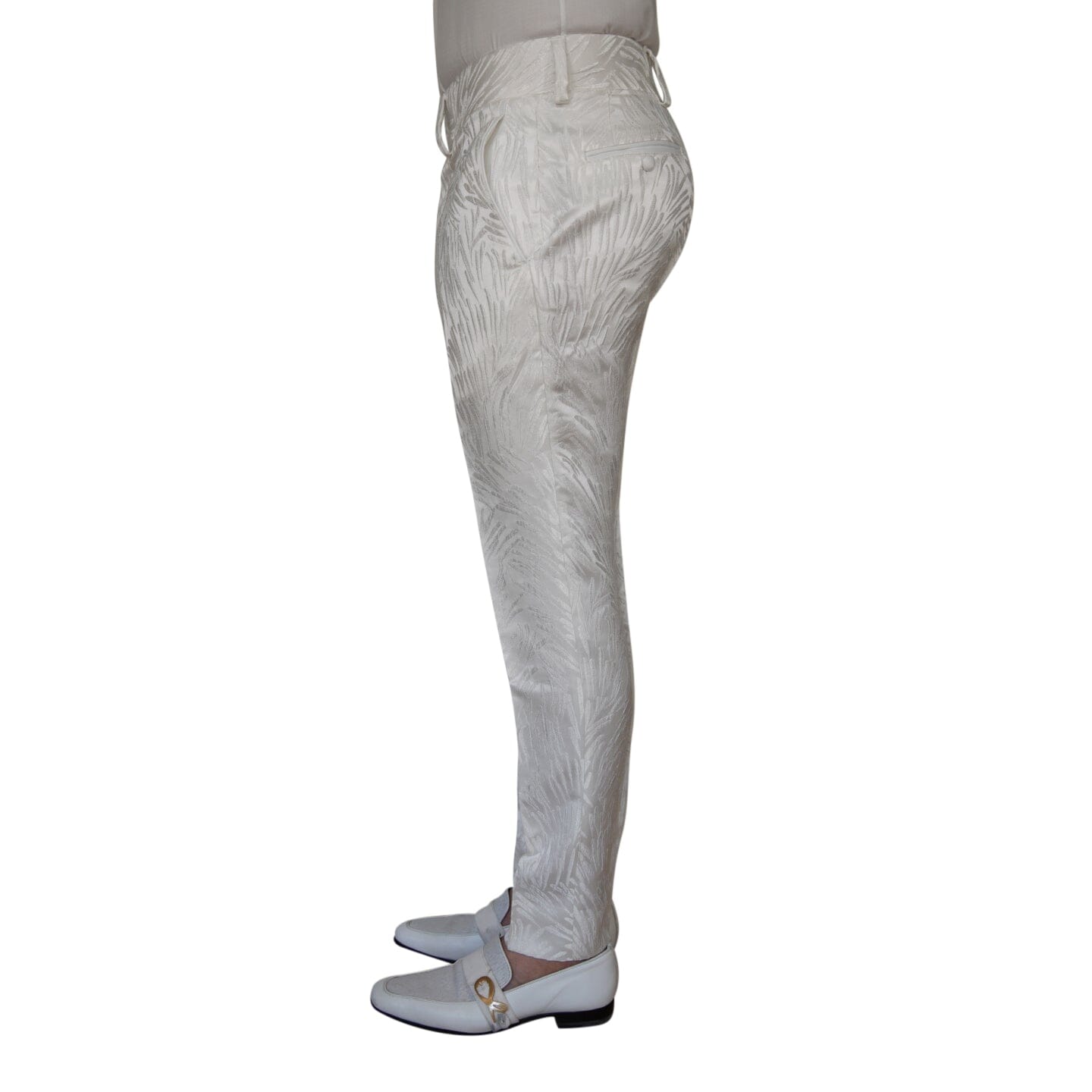 Bianco Pampa Trousers-3