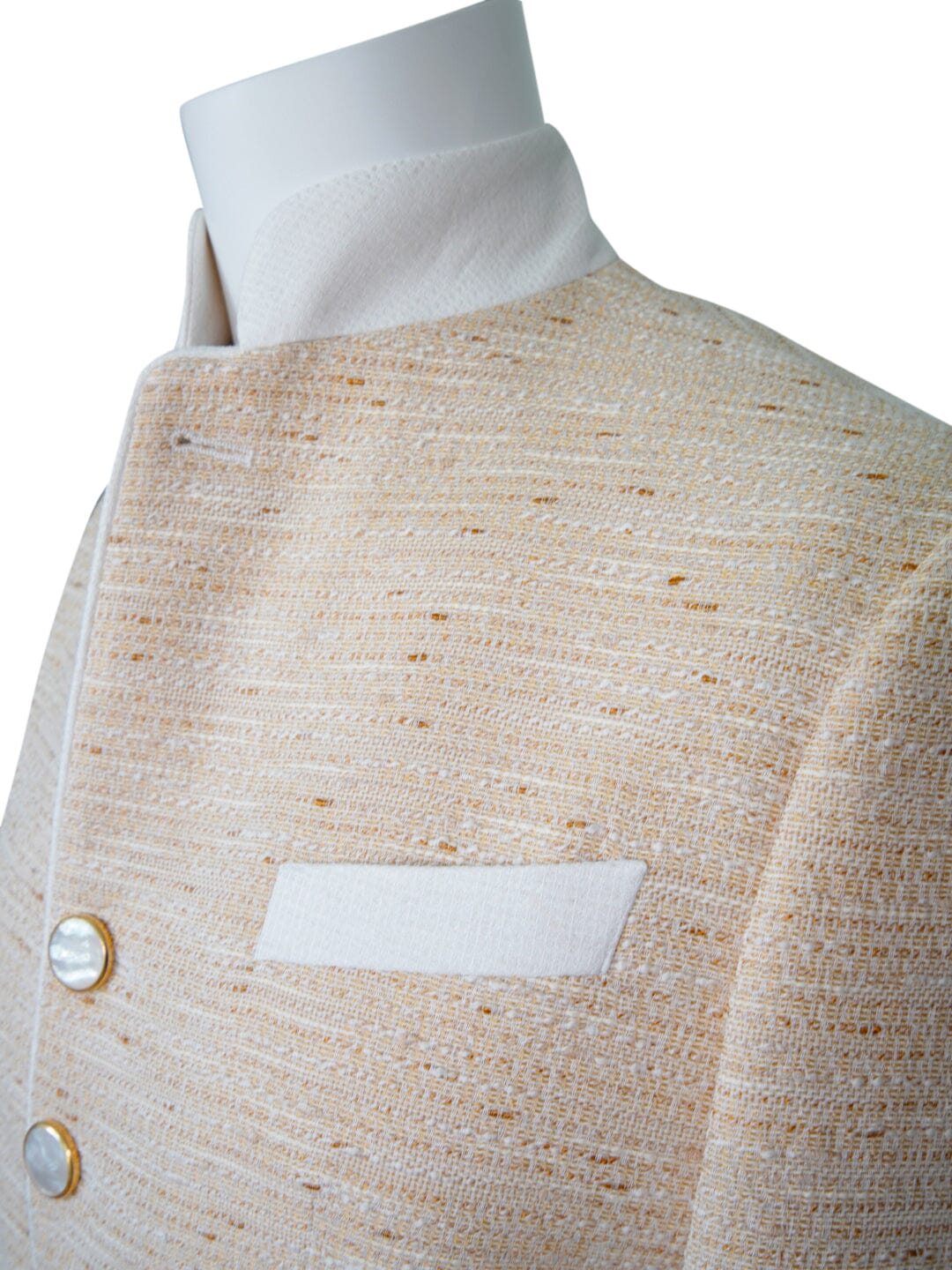 Golden Fieno Tweed Mandani Jacket-6