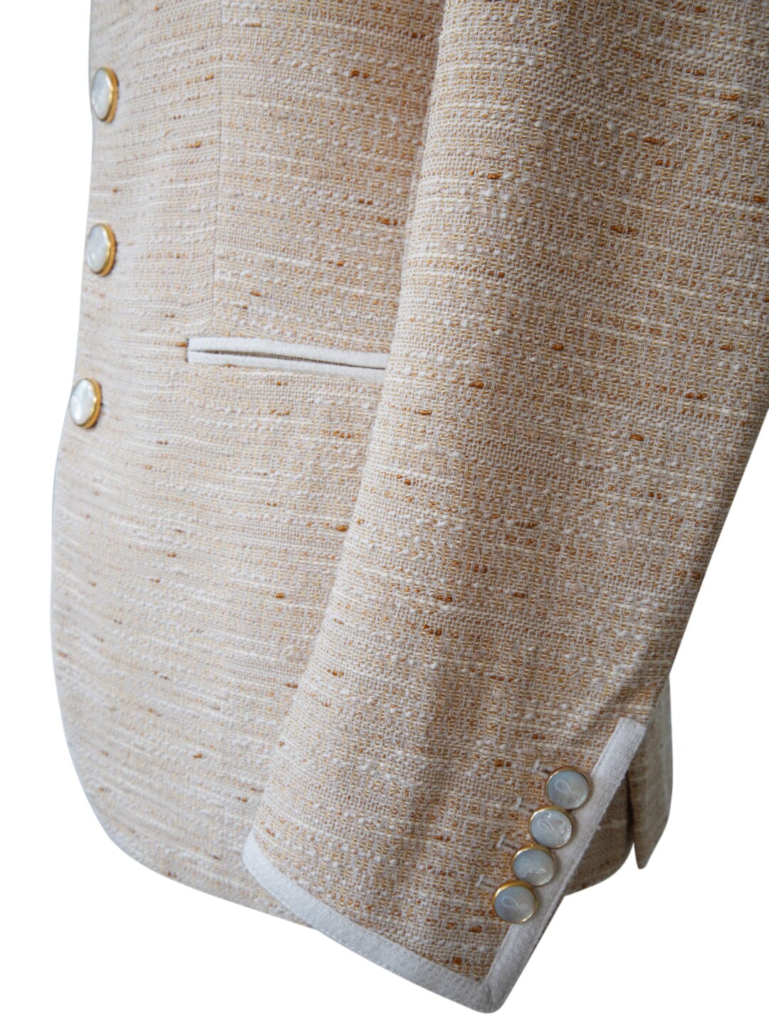 Golden Fieno Tweed Mandani Jacket-7