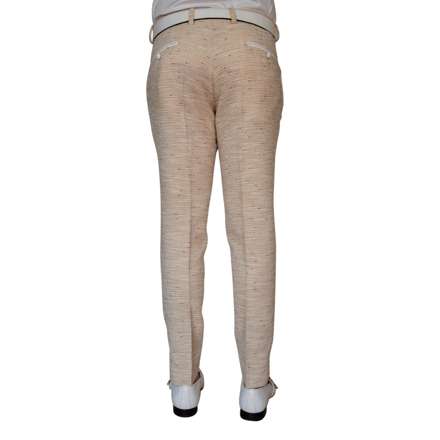 Golden Fieno Tweed Trousers-4