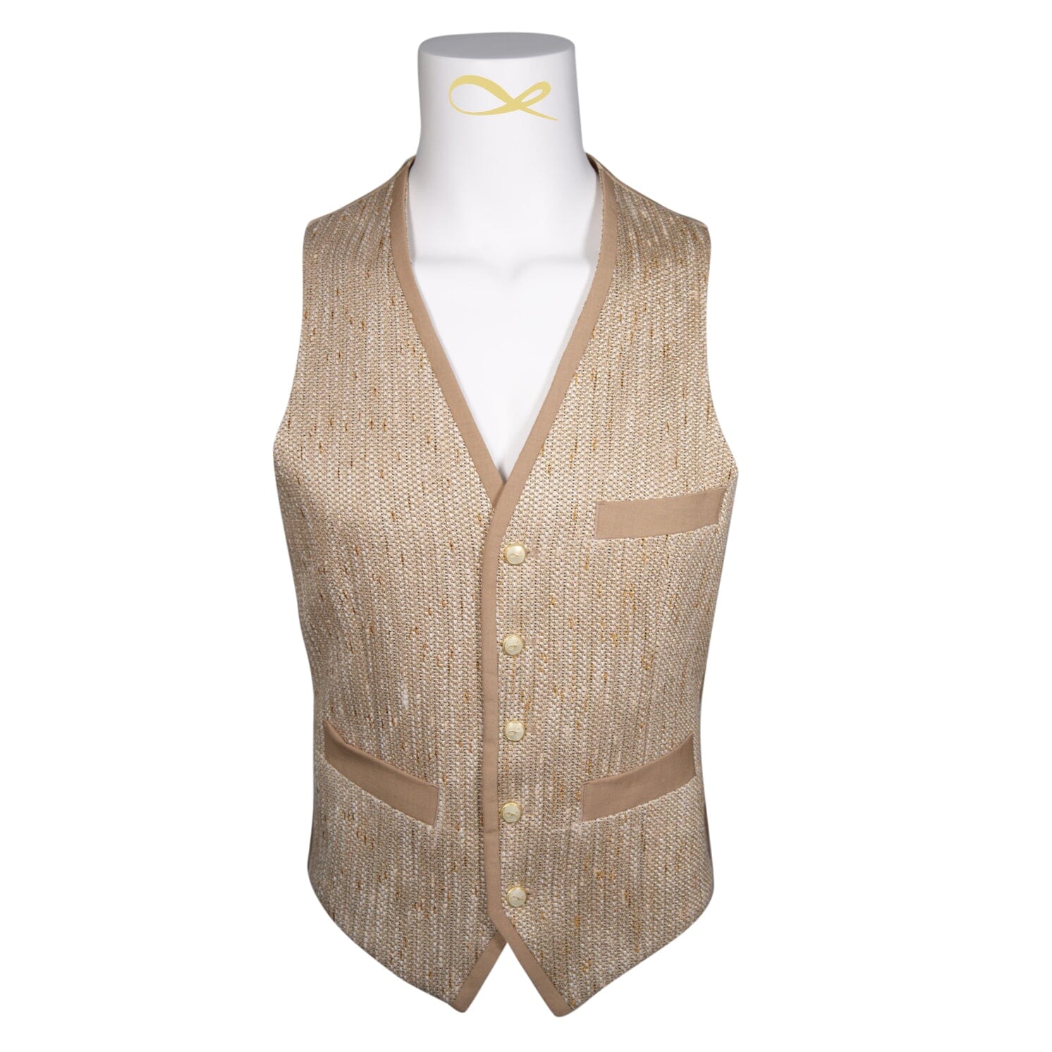 Tan Cestino Ciottoli Waistcoat-3