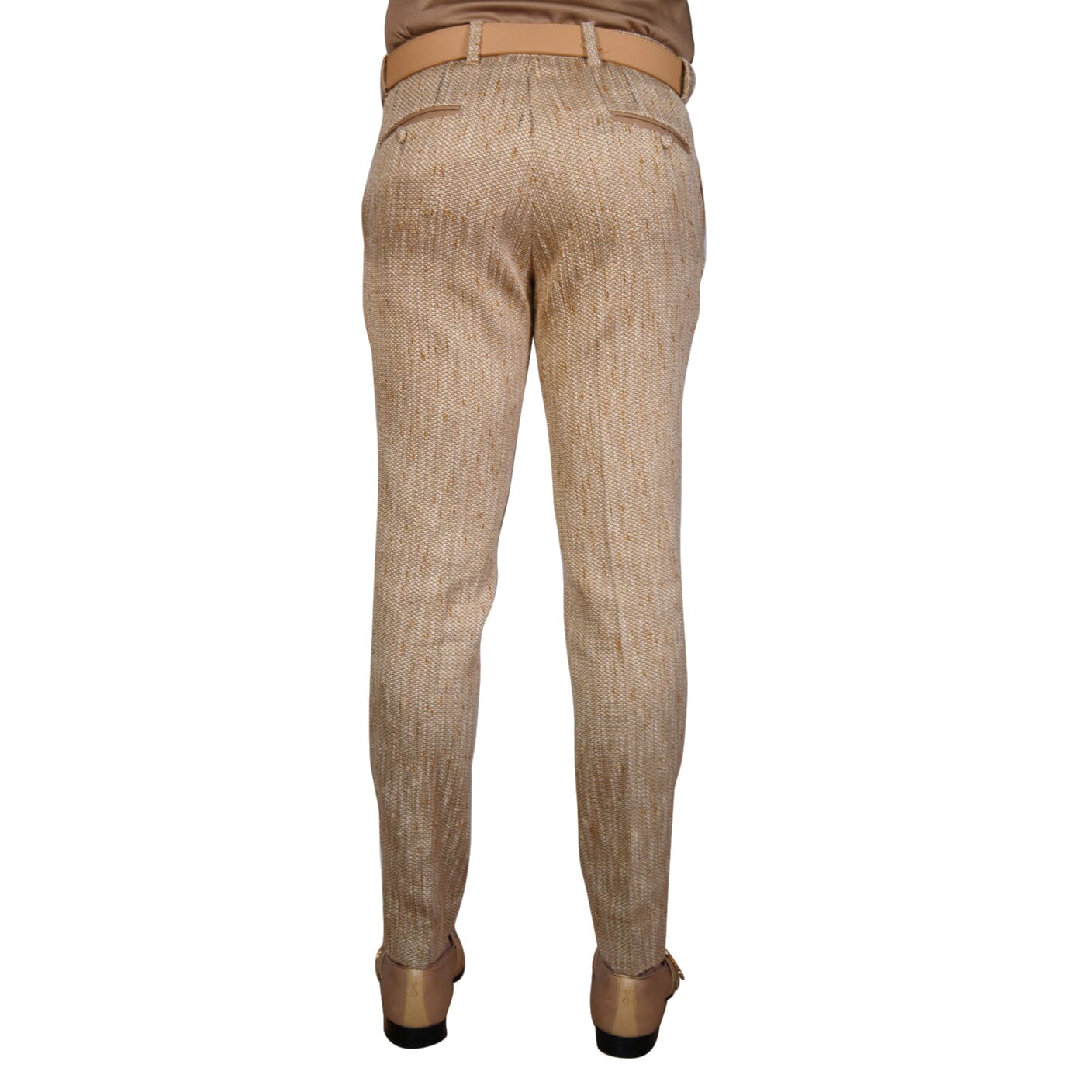Tan Cestino Classic Trousers-4