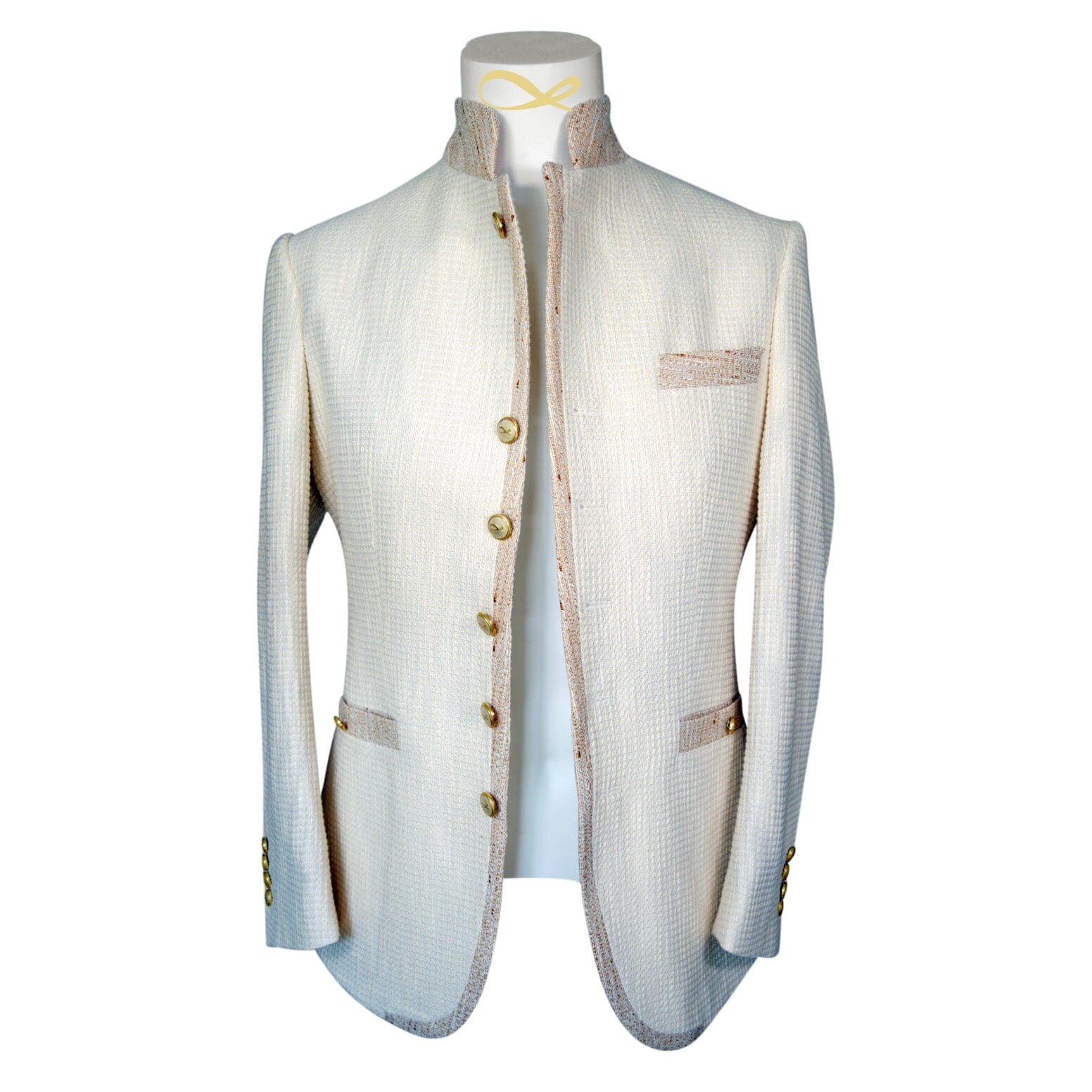 Elettro Waffle Tweed Mandani Jacket-4