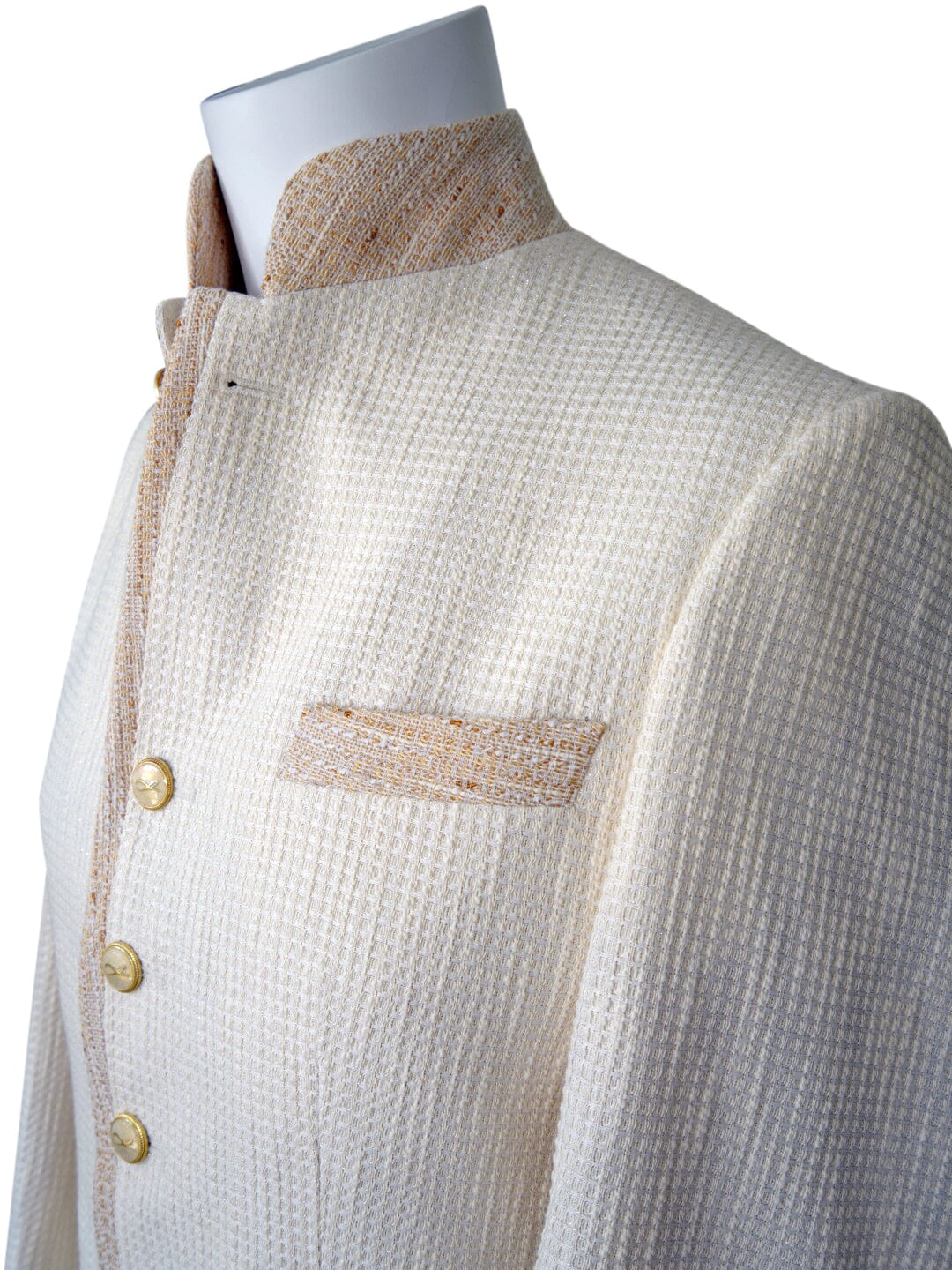 Elettro Waffle Tweed Mandani Jacket-6
