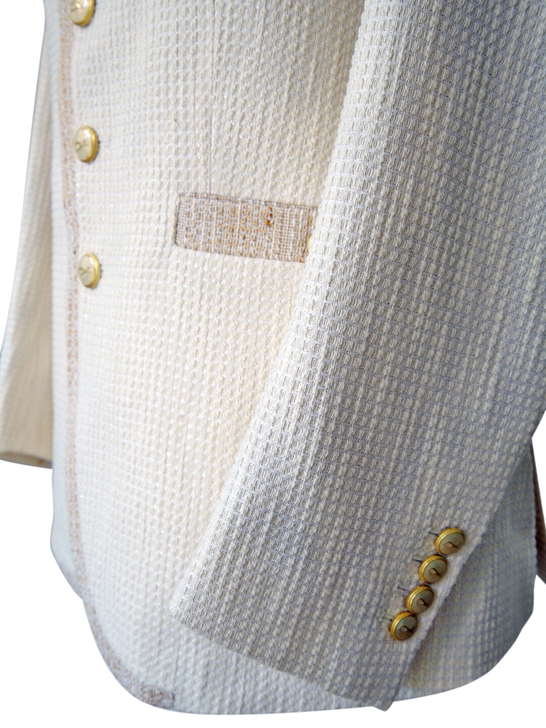 Elettro Waffle Tweed Mandani Jacket-7