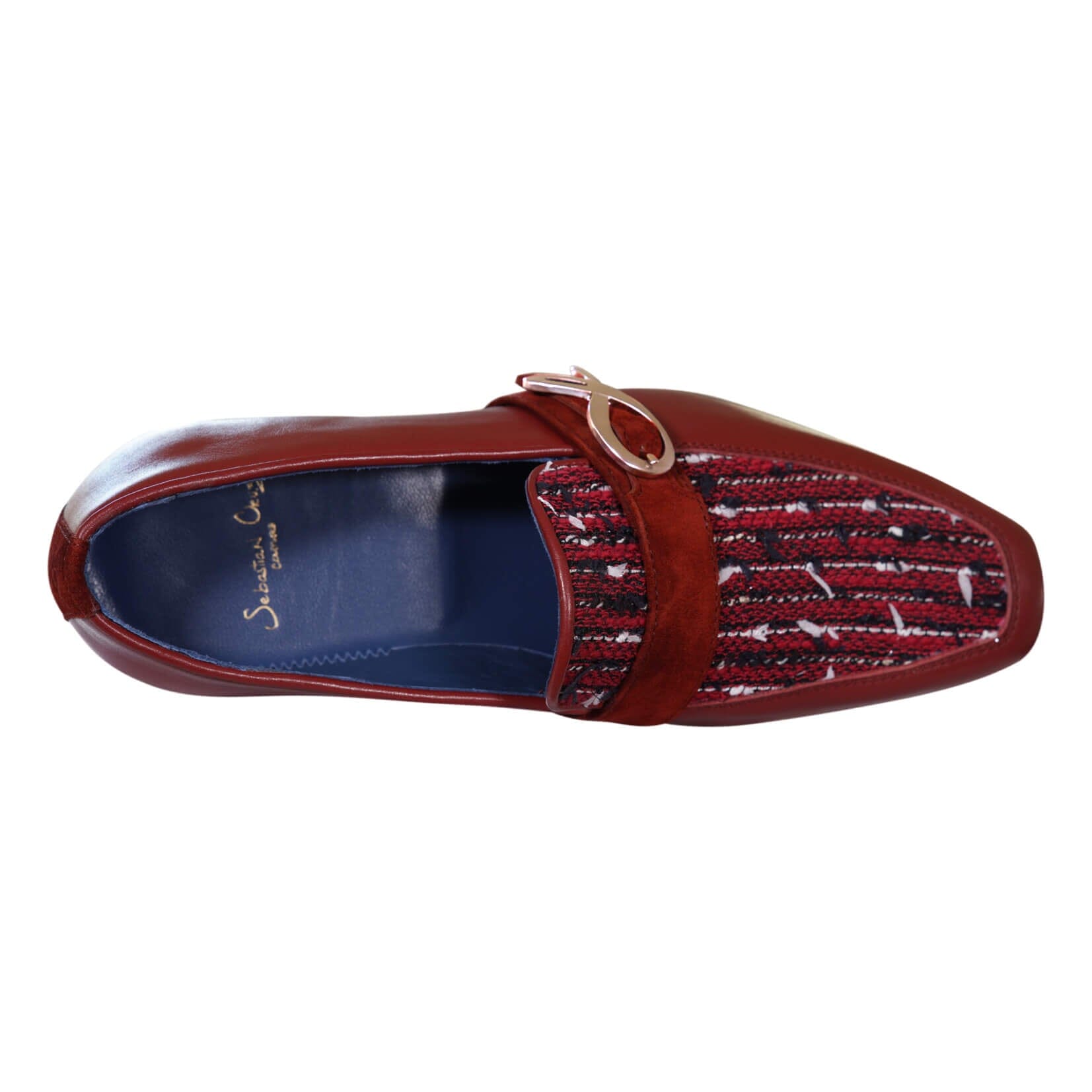 Ruby Boucle Rose Gold Monk Loafer-6