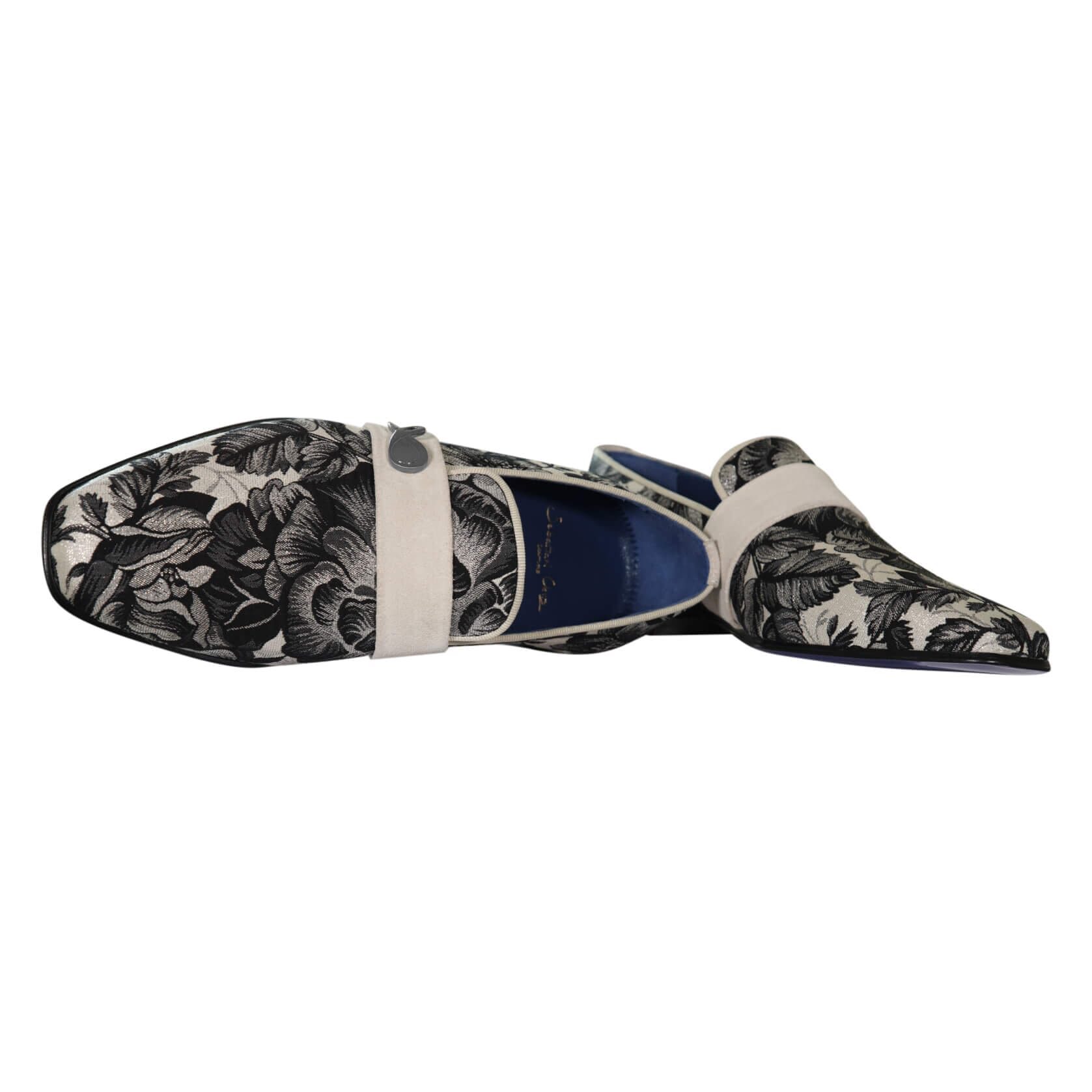 Bianco Rosa Silver Loafer-8