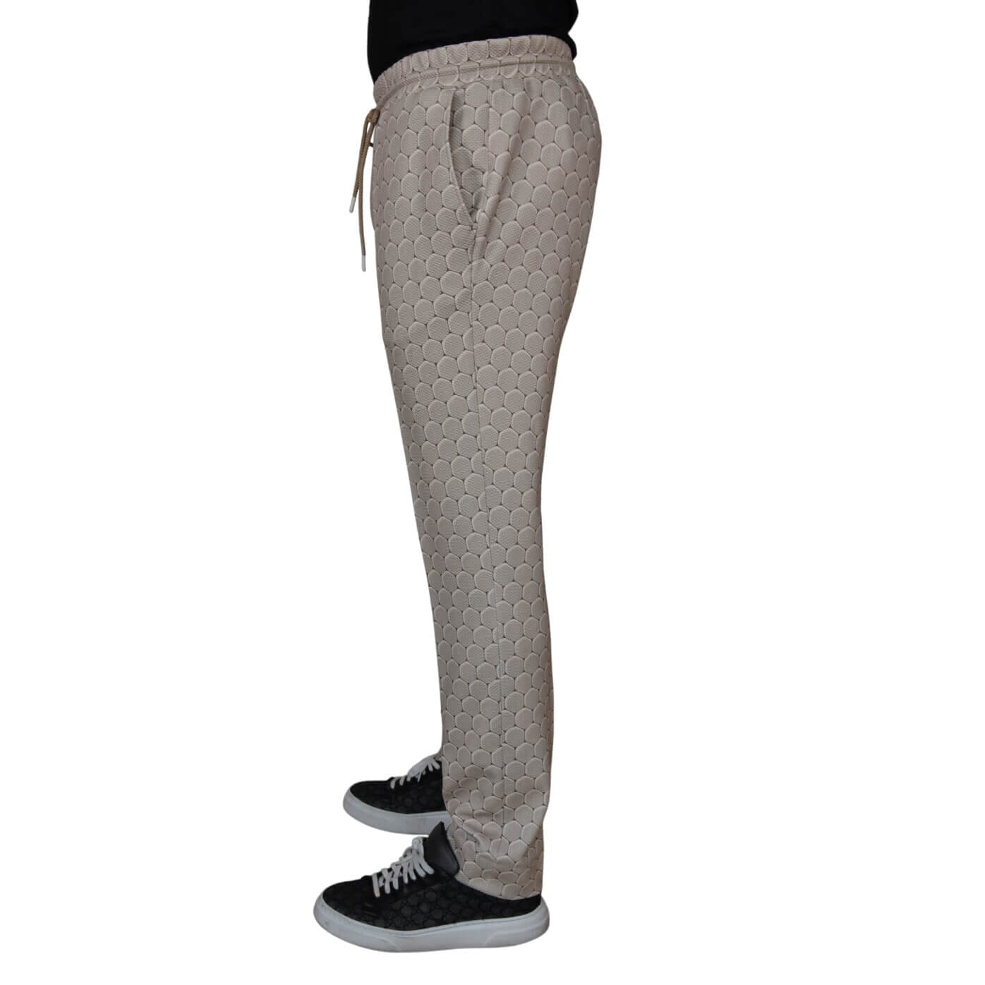 Taupe Honeycomb Luxury Performance Joggers-3