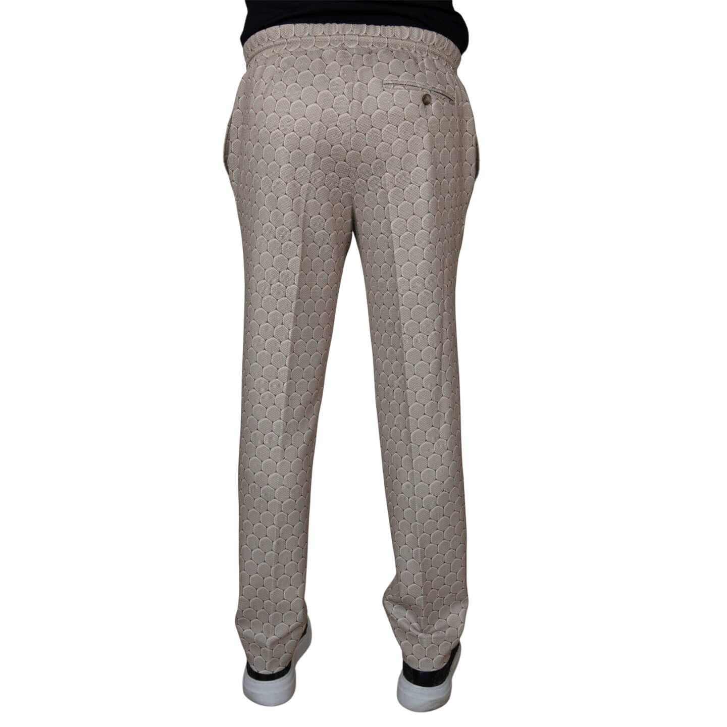 Taupe Honeycomb Luxury Performance Joggers-4