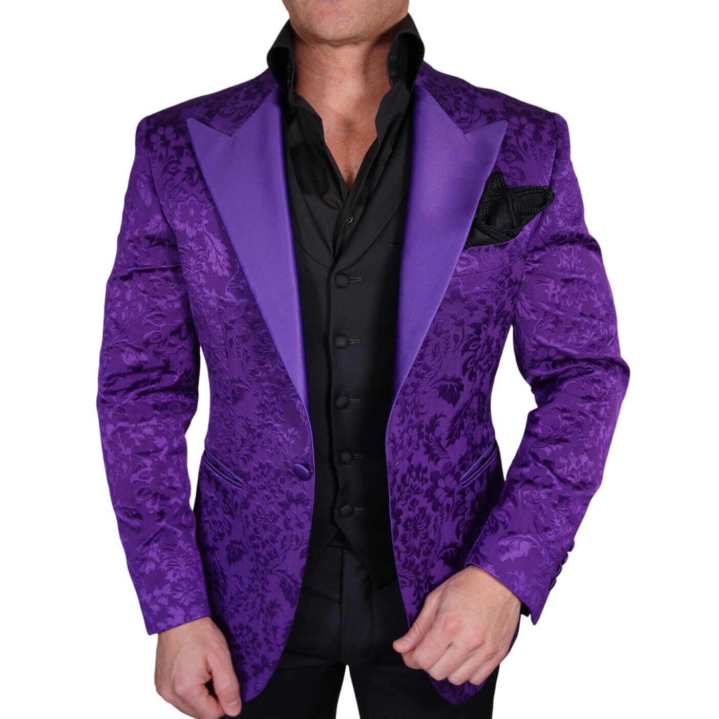 Midnight Plum Fiore Jacket-3