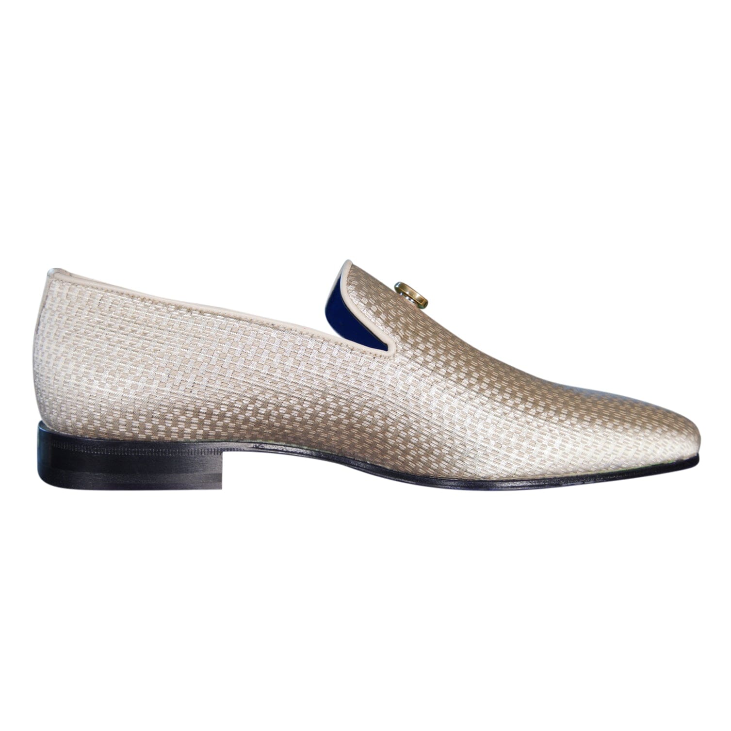 Gold Diamante With Yellow Gold Hardware Loafer-5