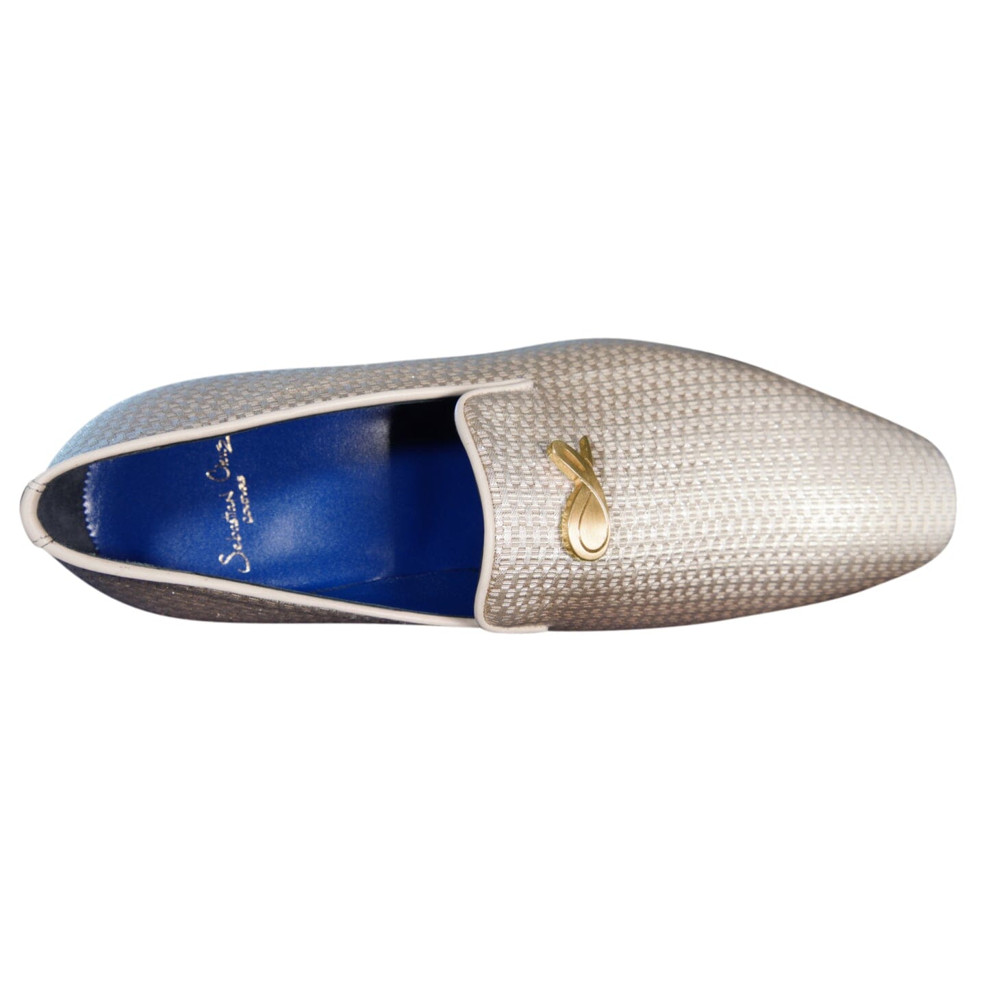 Gold Diamante With Yellow Gold Hardware Loafer-6