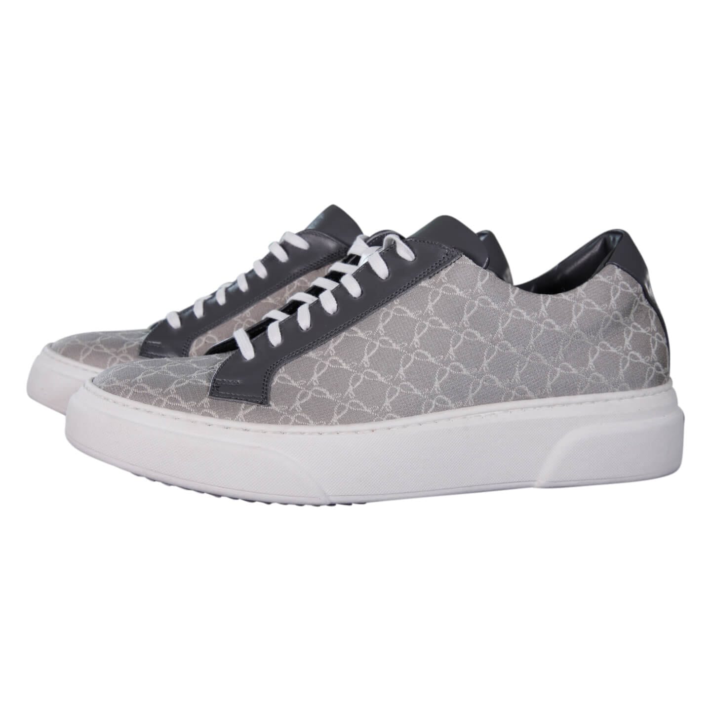 Tortora Grigio Luxury Logo Sneakers-3