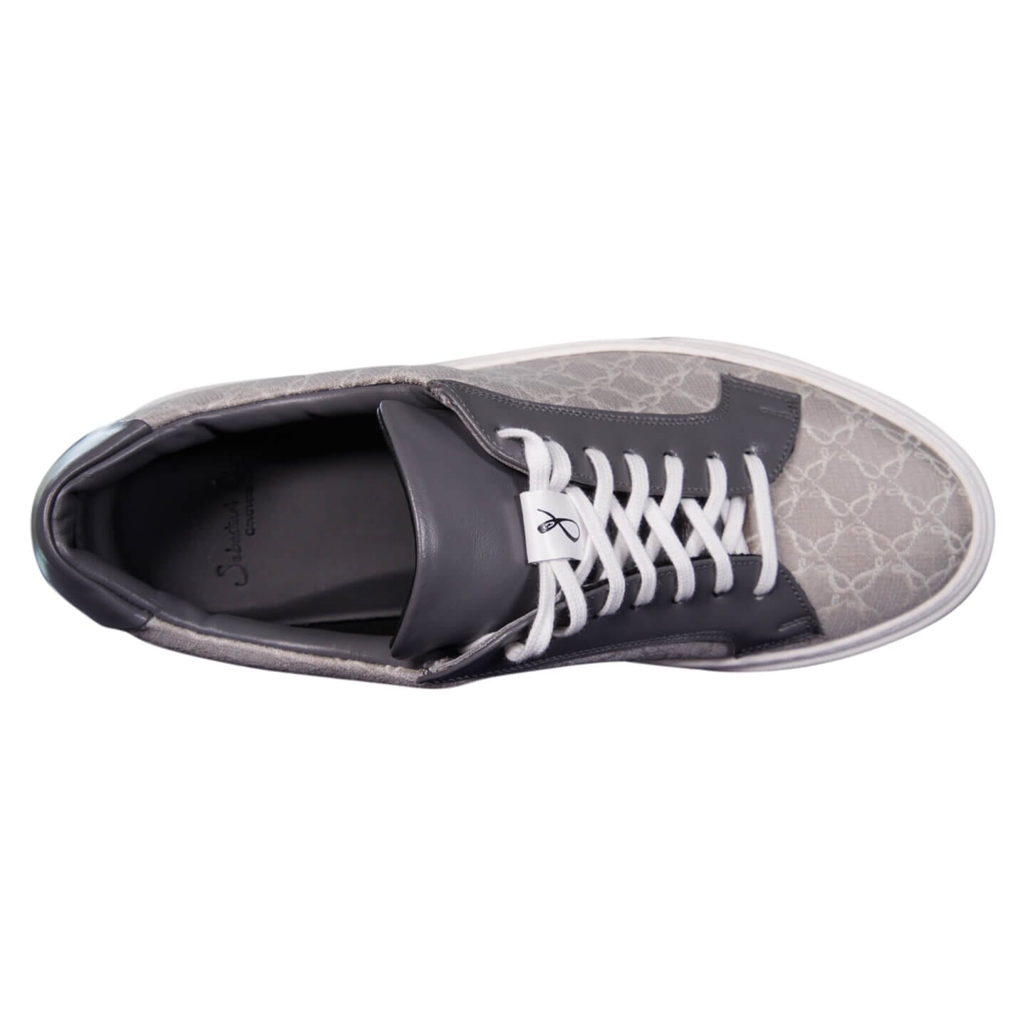 Tortora Grigio Luxury Logo Sneakers-8