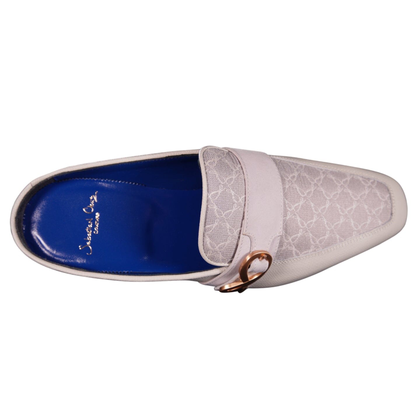 Tortora Logo With Rose Gold Hardware Leather Slippers-6