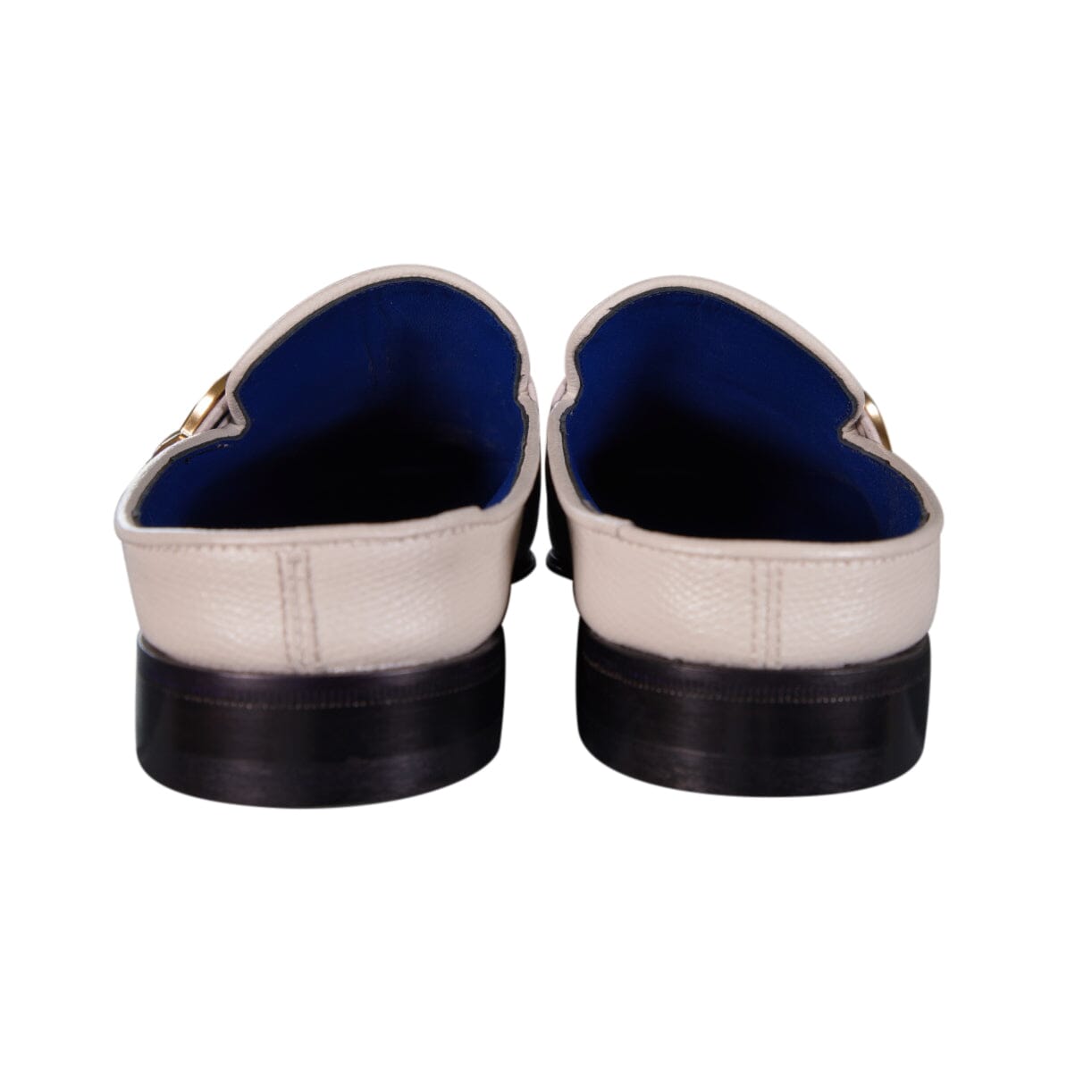 Tortora Logo With Yellow Gold Hardware Leather Slippers-8