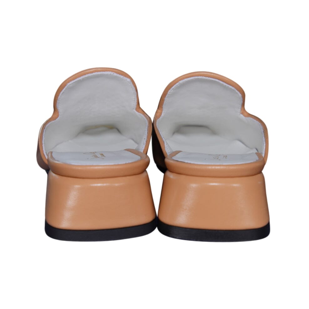 Tan Tessere Gold Slipper-9