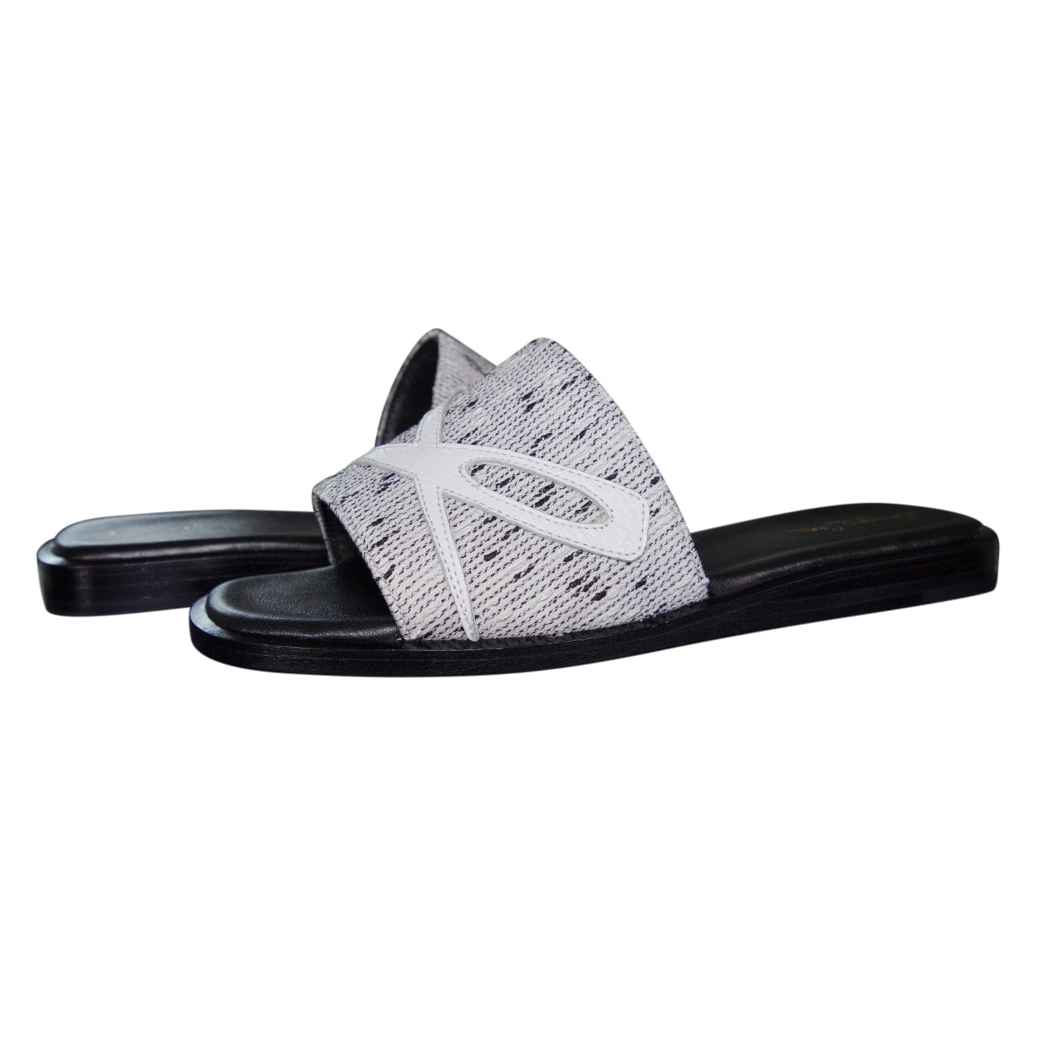 Bianco Tweed Logo Slide-3