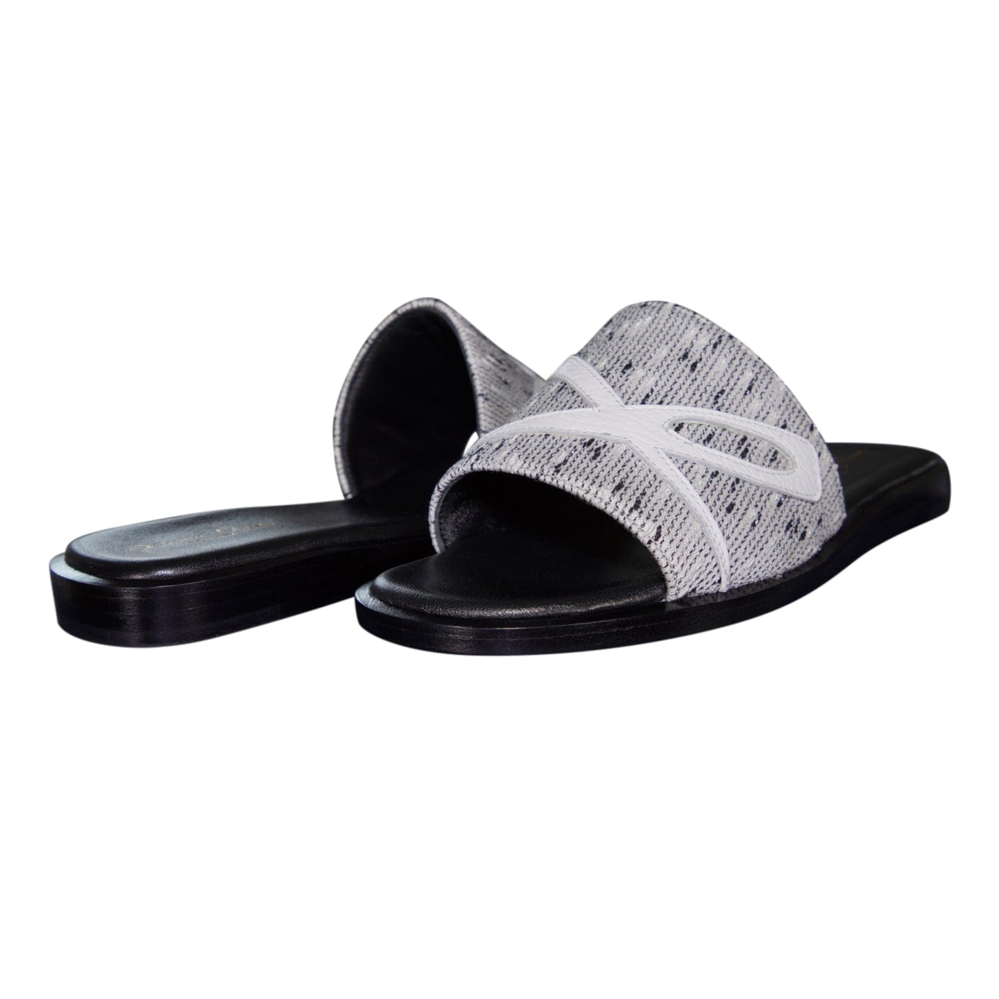 Bianco Tweed Logo Slide-4