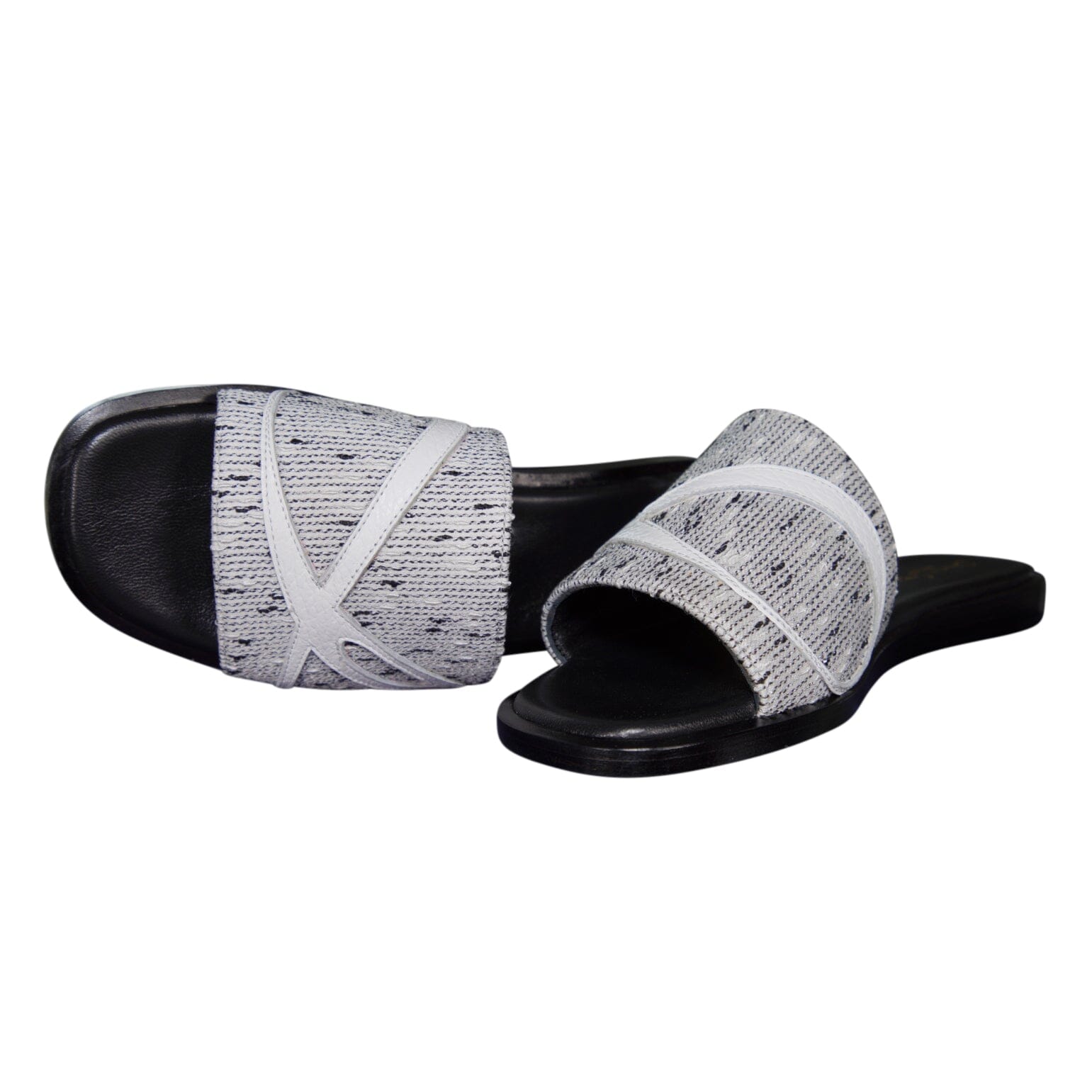 Bianco Tweed Logo Slide-7