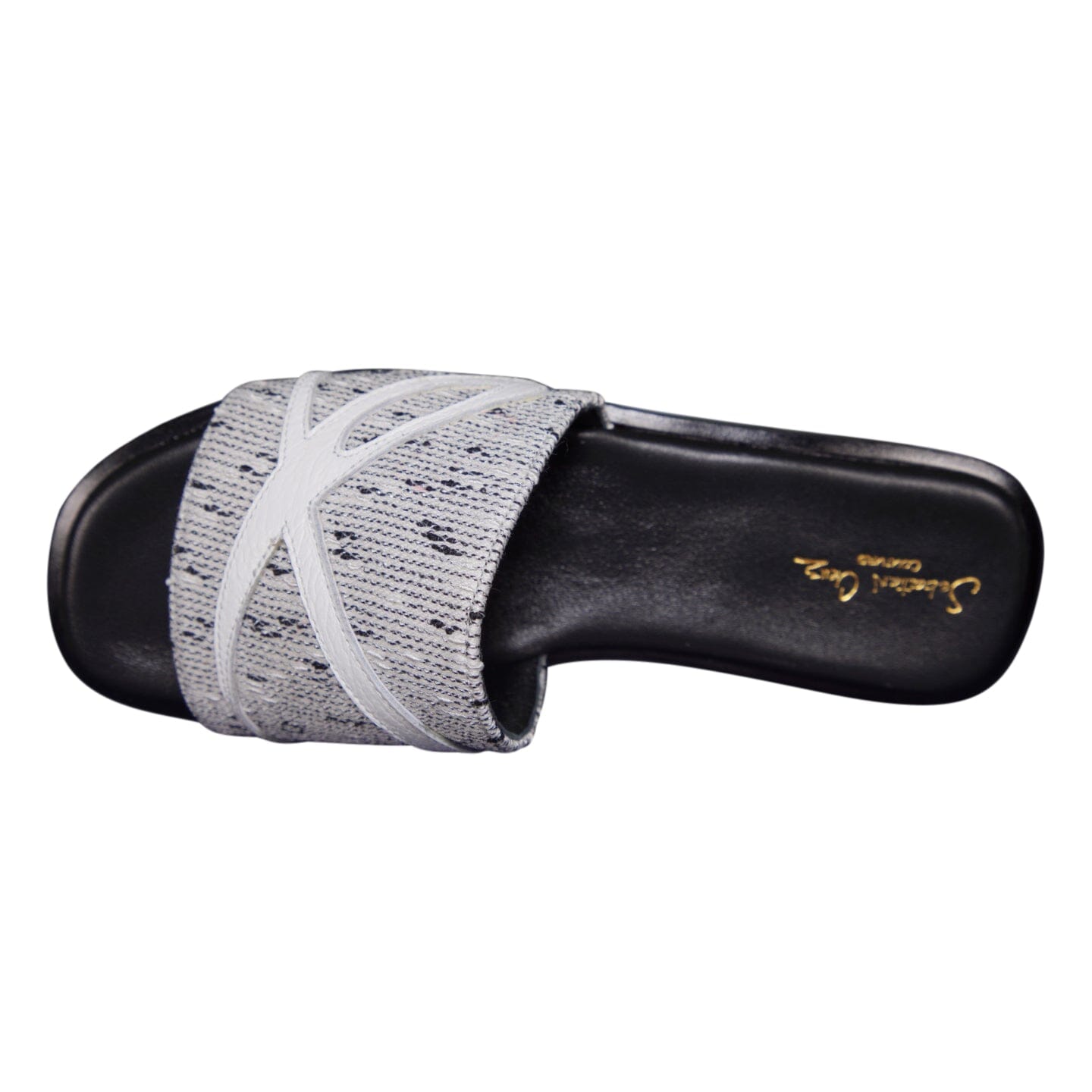 Bianco Tweed Logo Slide-9