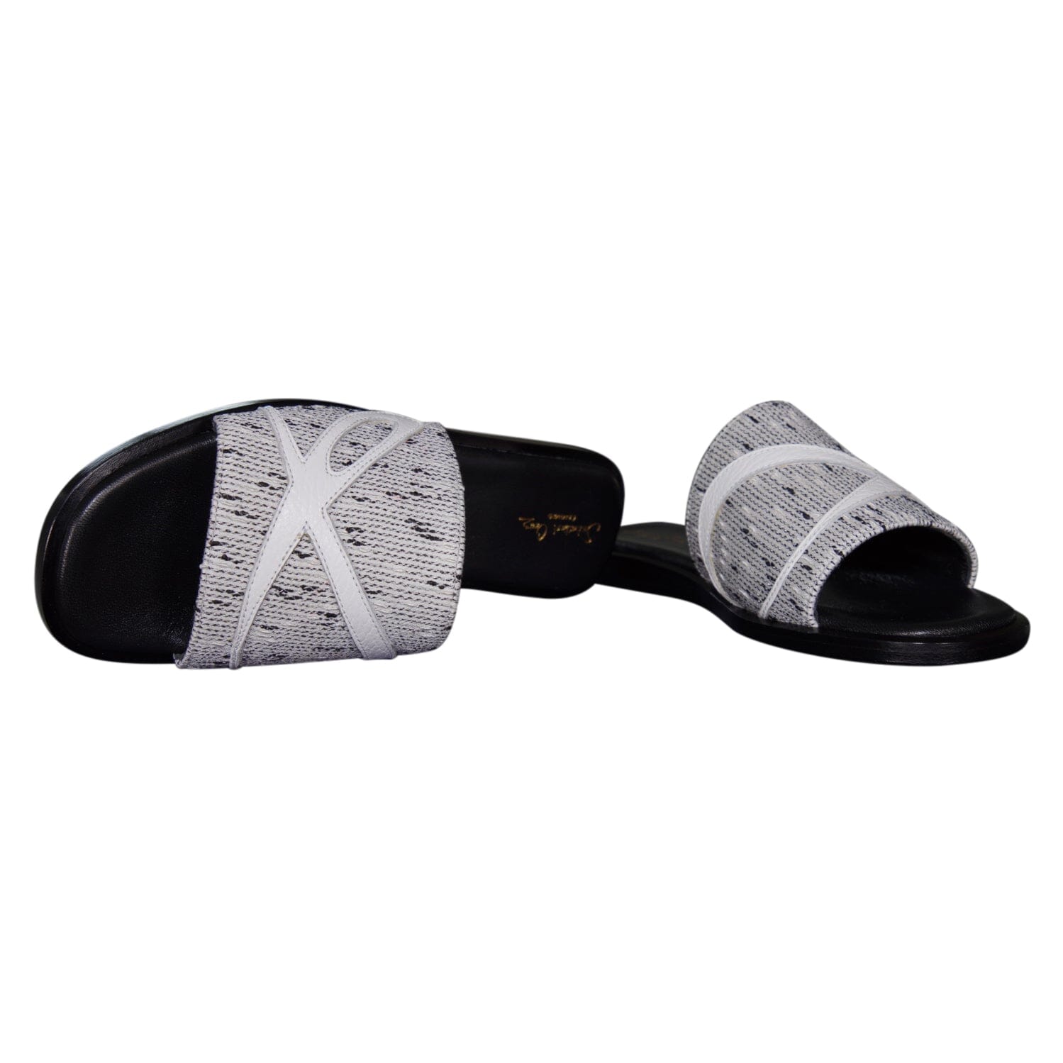 Bianco Tweed Logo Slide-11