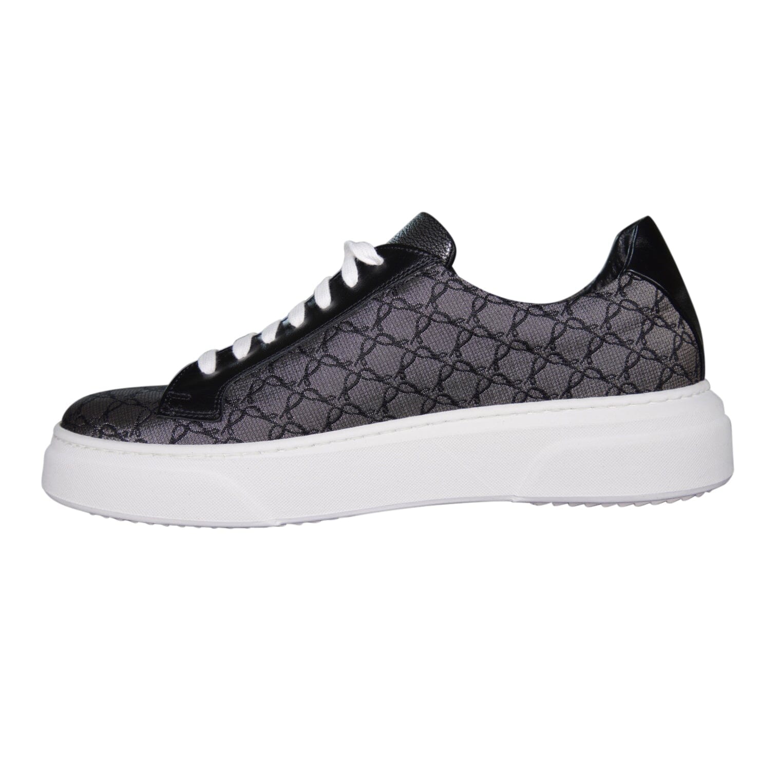 Charcoal Nero Logo Luxury Sneakers-9