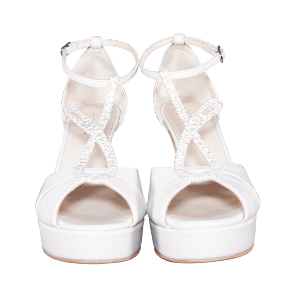 Gardenia Diamante Platform Strap Heel-7