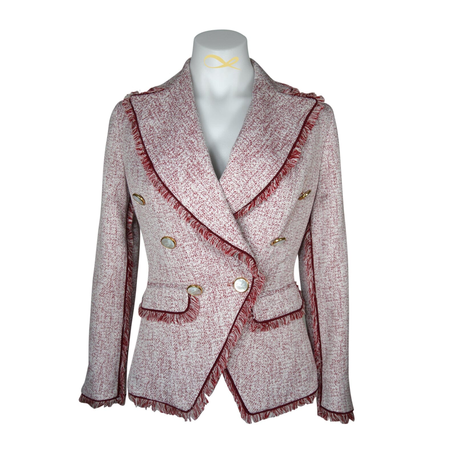 Rose Paglia D’Oro Double Breasted Jacket-4