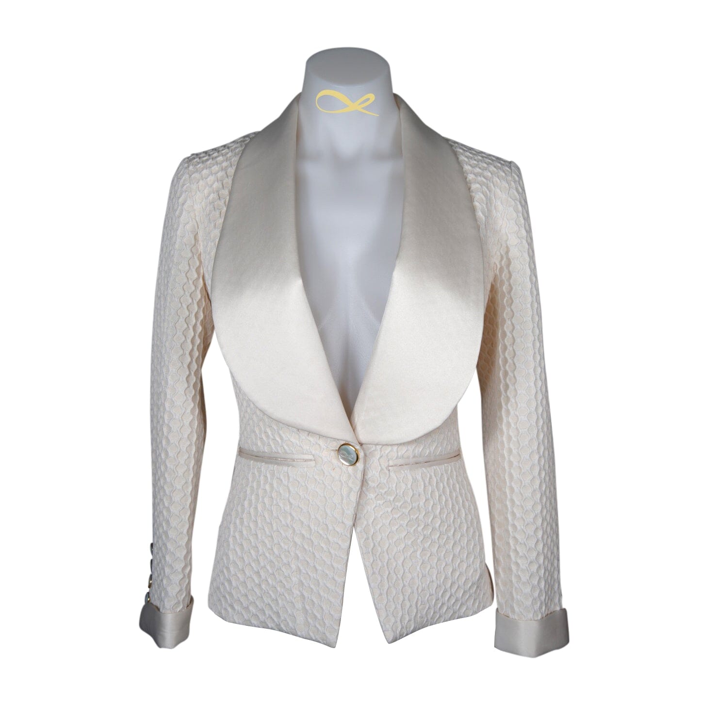 Vaniglia Honeycomb Cuffed Dinner Jacket-3
