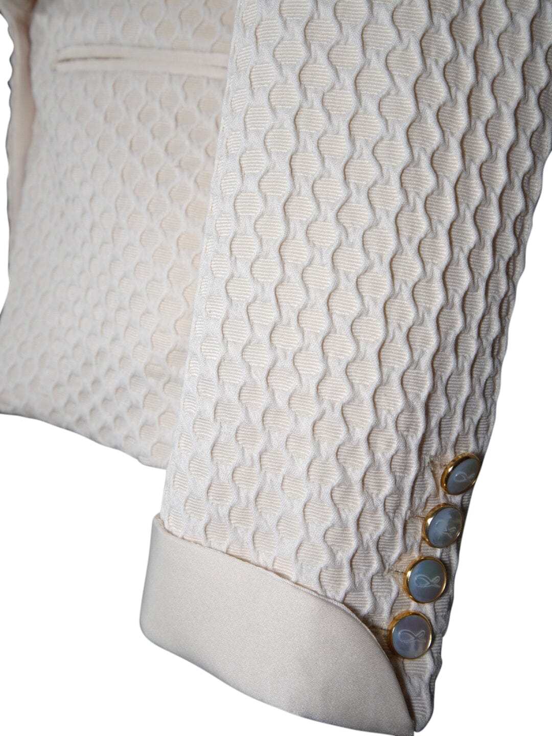 Vaniglia Honeycomb Cuffed Dinner Jacket-5