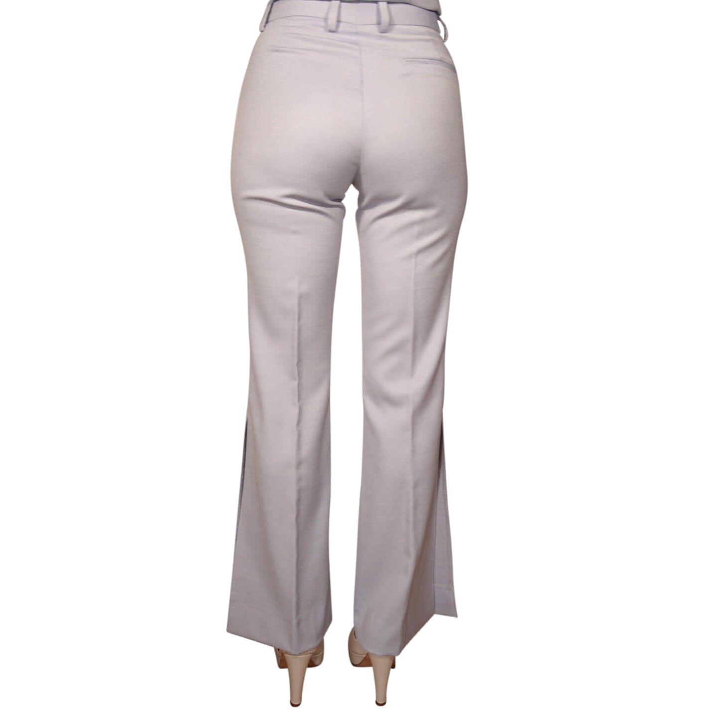 Blue Pastel Azzurro Retro Trousers-4