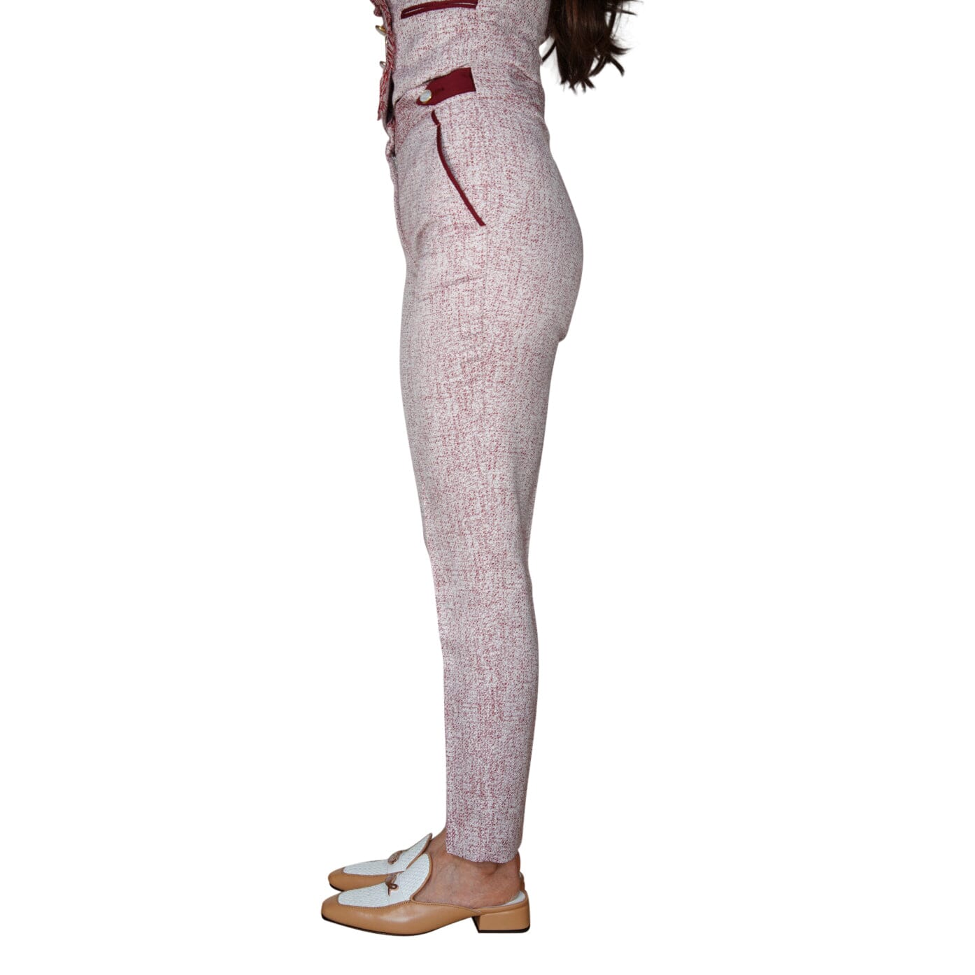 Rose Paglia D’Oro Trousers-4