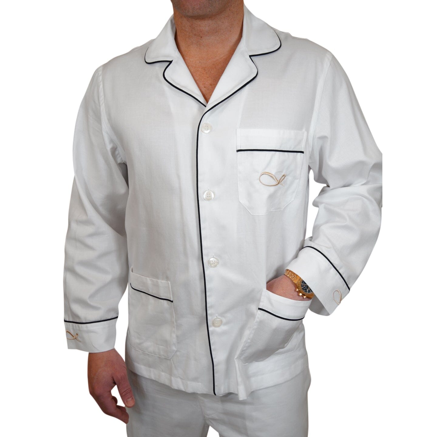 Rejuvenate Collection Pajama Set In White-3