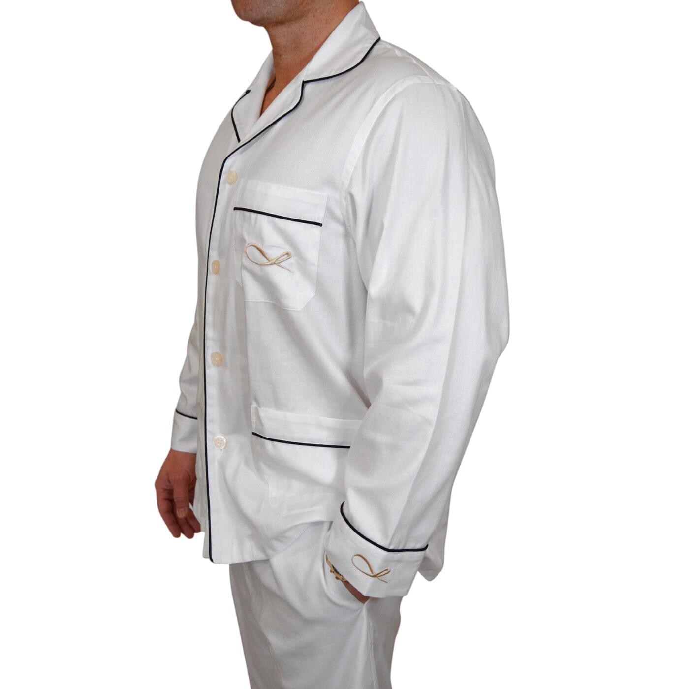 Rejuvenate Collection Pajama Set In White-4
