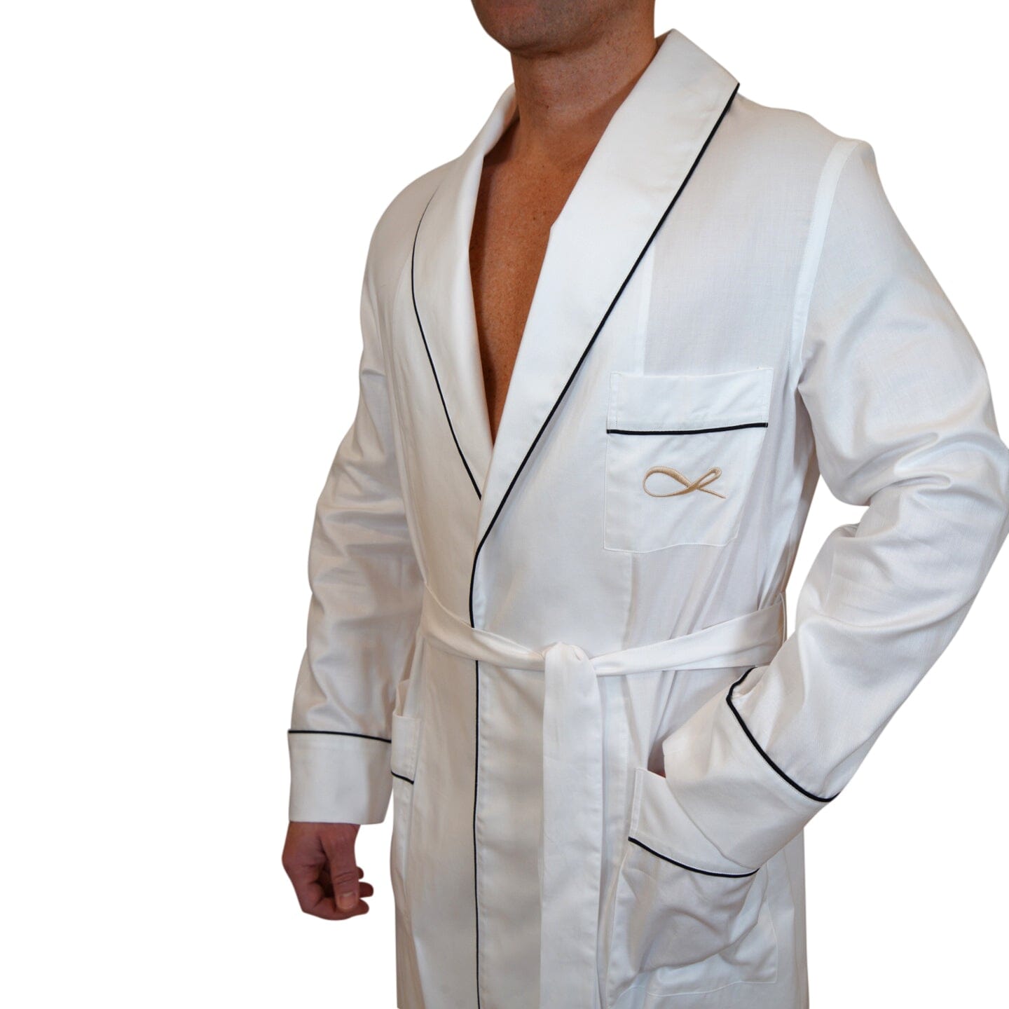 Rejuvenate Bathrobe In White-3