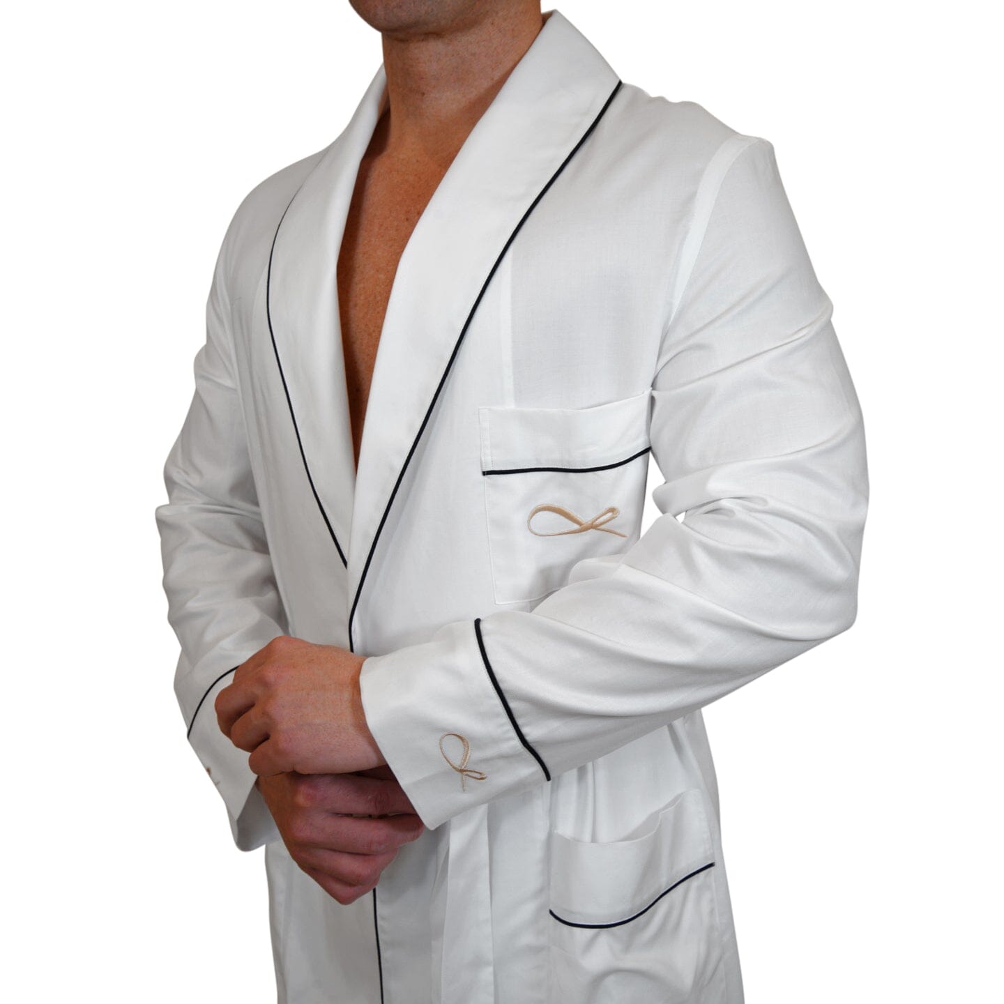 Rejuvenate Bathrobe In White-5